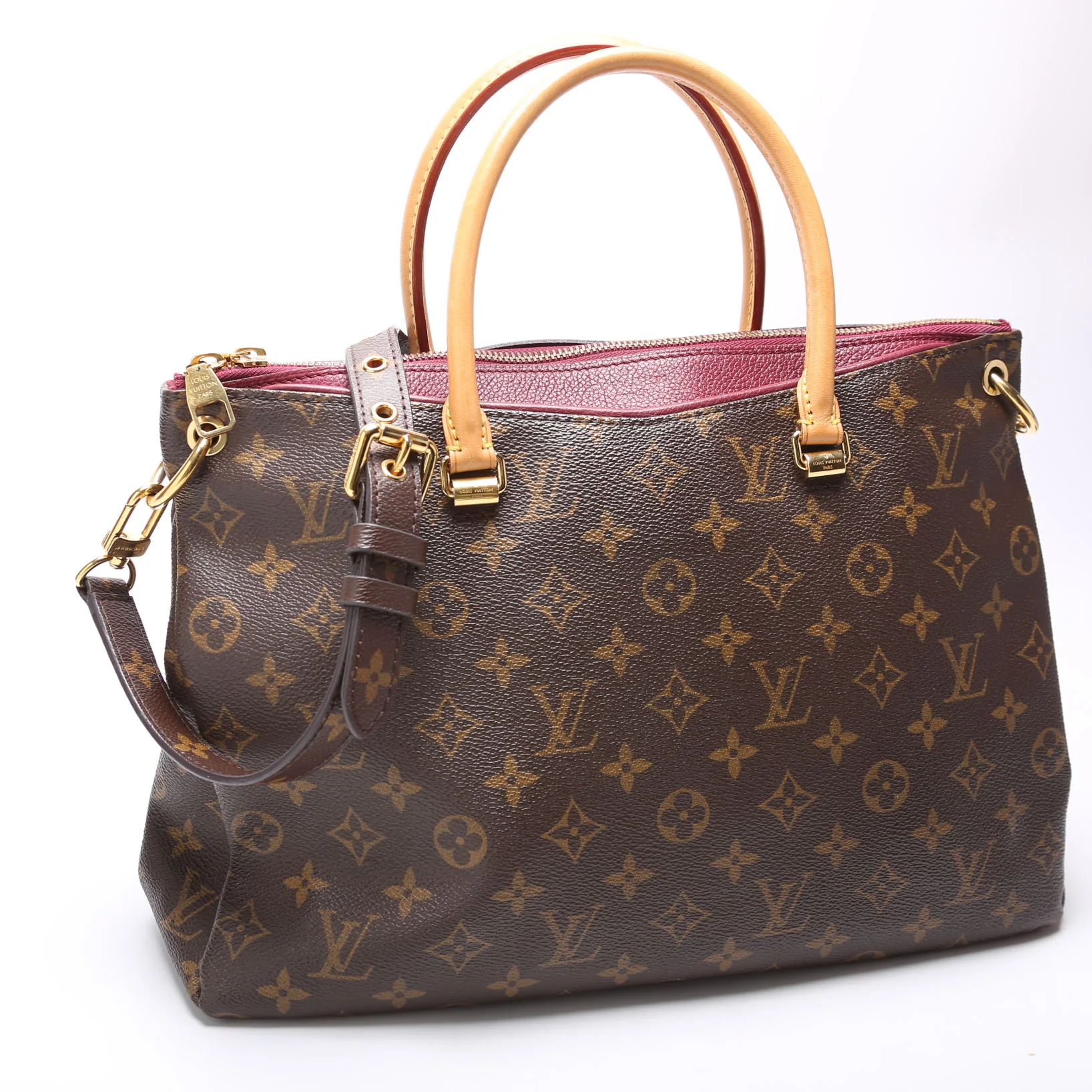 Pallas Tote Monogram Canvas Side - Image 2