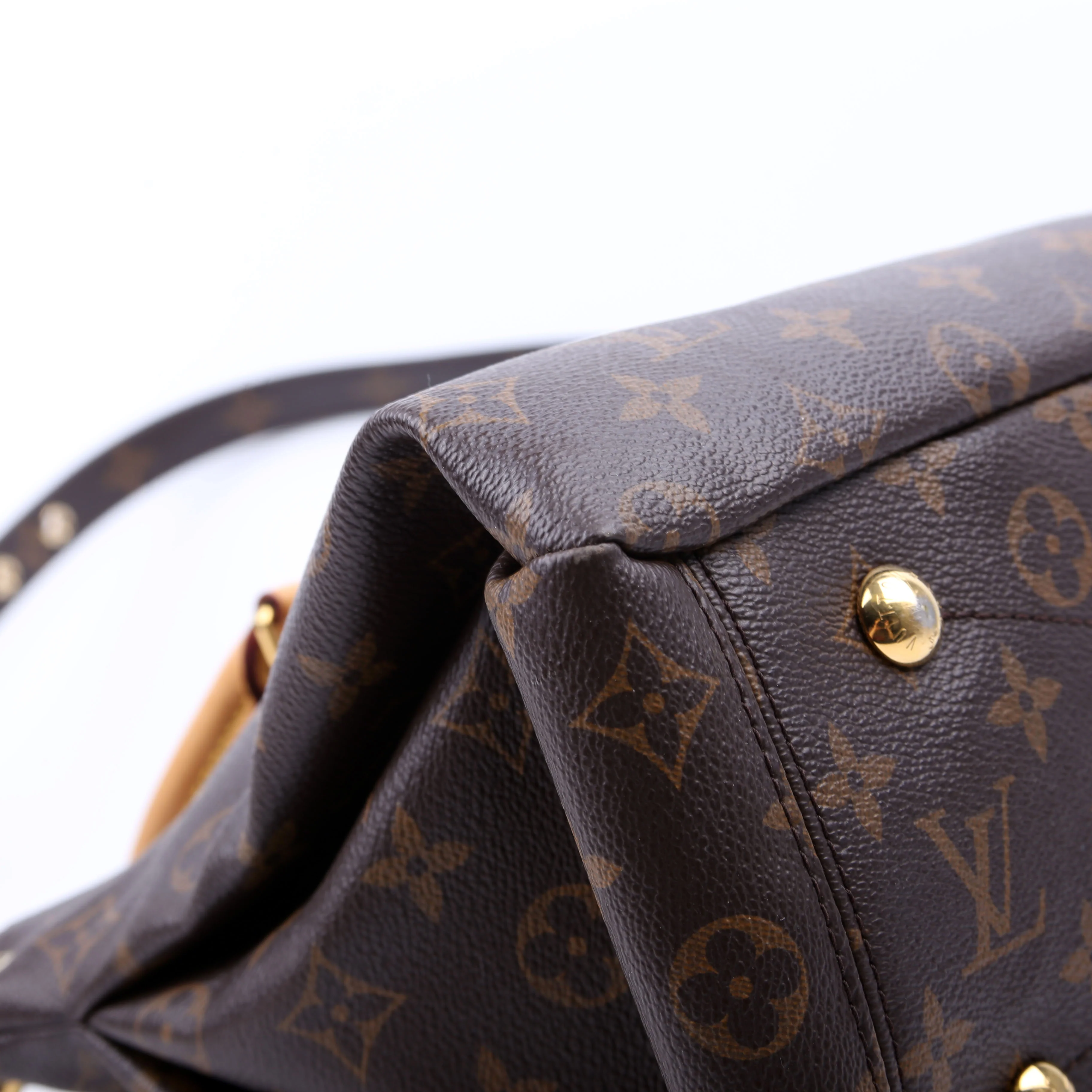 Pallas Tote Monogram Canvas Side Brown - Image 6