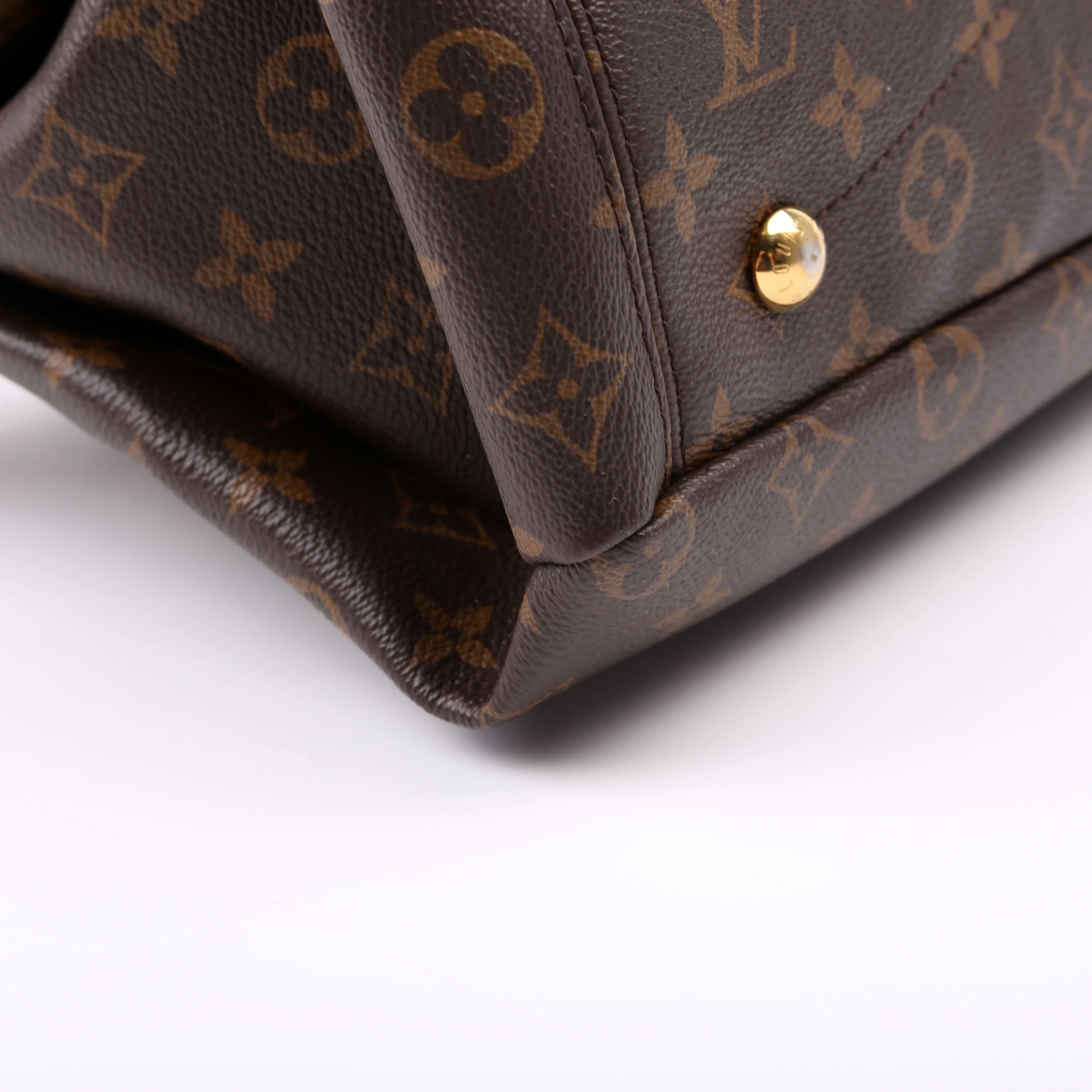 Pallas Tote Monogram Canvas Side Brown - Image 7