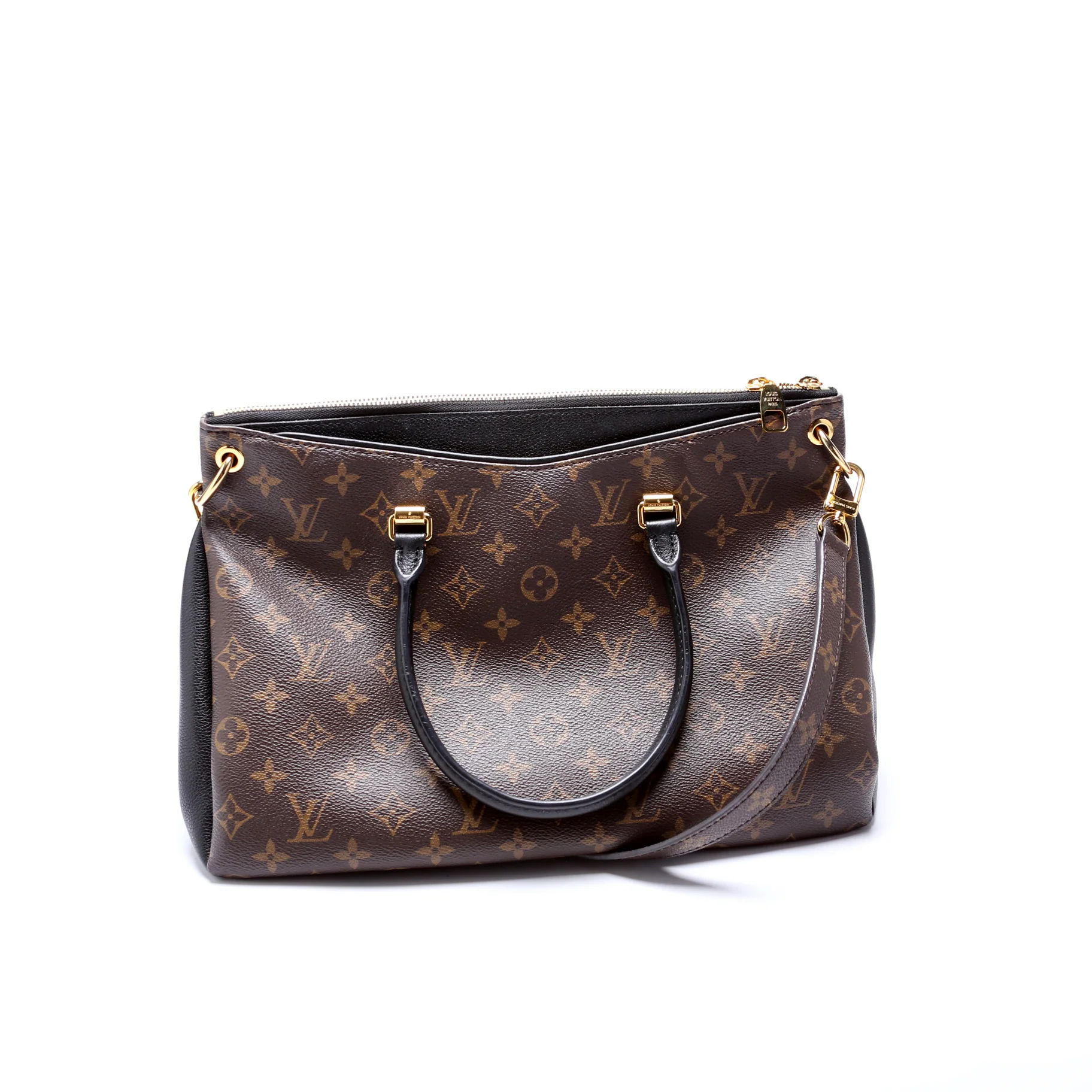 Pallas Tote Monogram Leather Side - Image 3