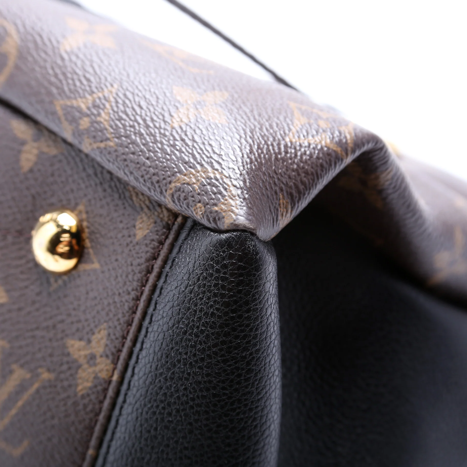 Pallas Tote Monogram Leather Side - Image 6