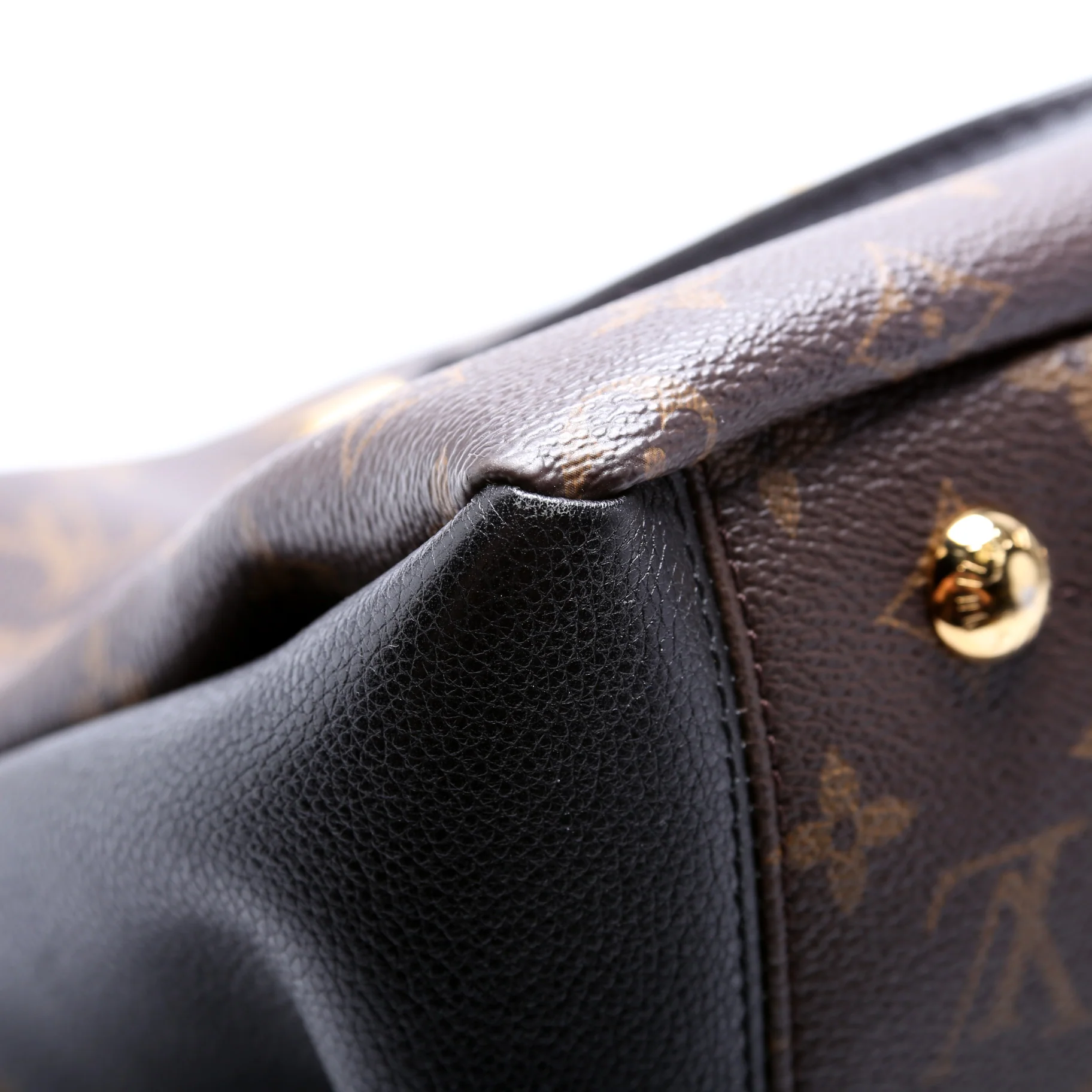 Pallas Tote Monogram Leather Side - Image 7