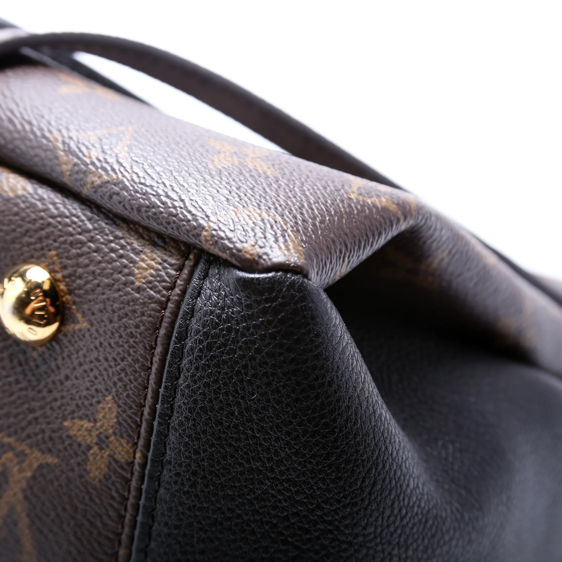 Pallas Tote Monogram Leather Side - Image 8
