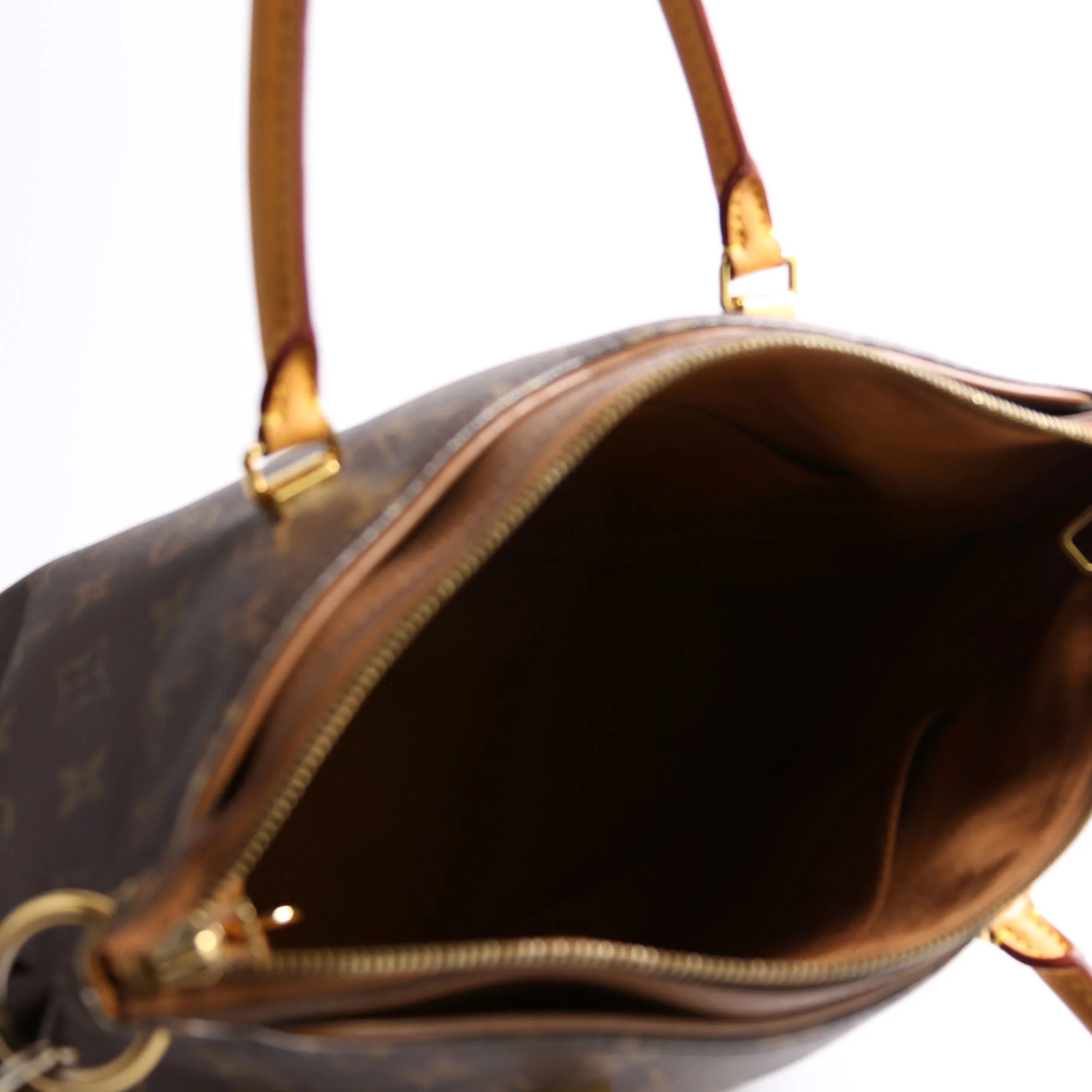 Pallas Tote Monogram Leather Side - Image 10