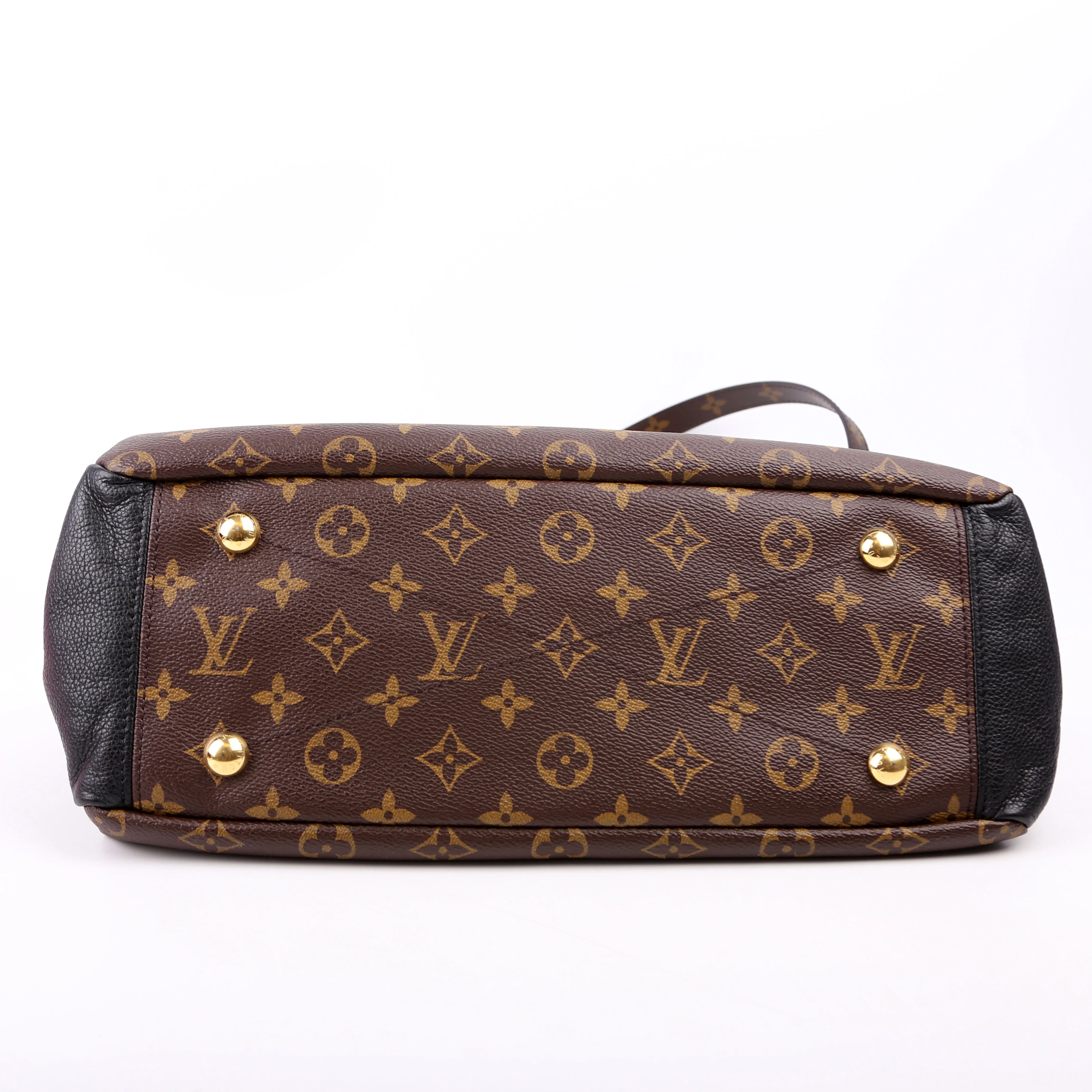 Pallas Tote Monogram Leather Side Black - Image 4