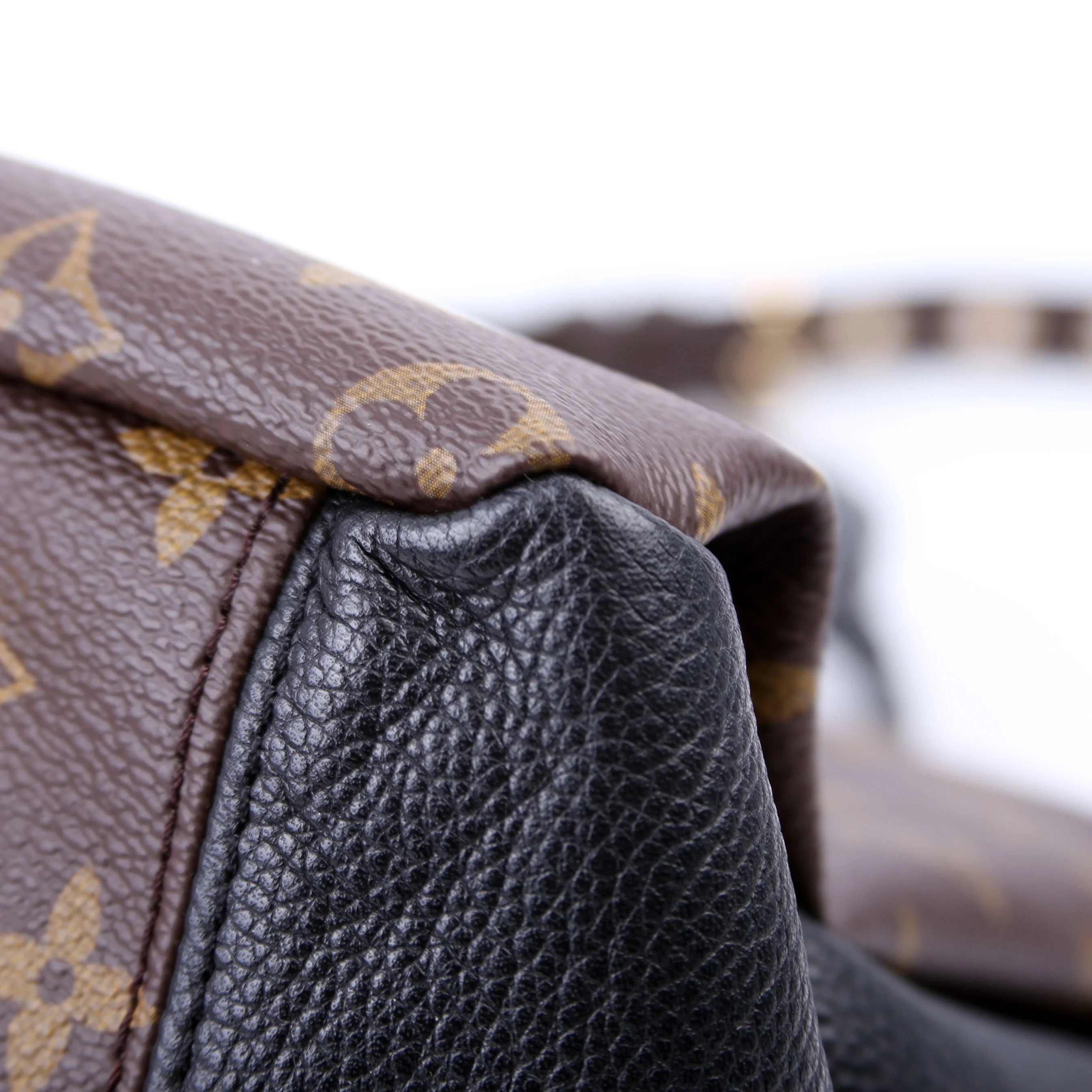 Pallas Tote Monogram Leather Side Black - Image 6