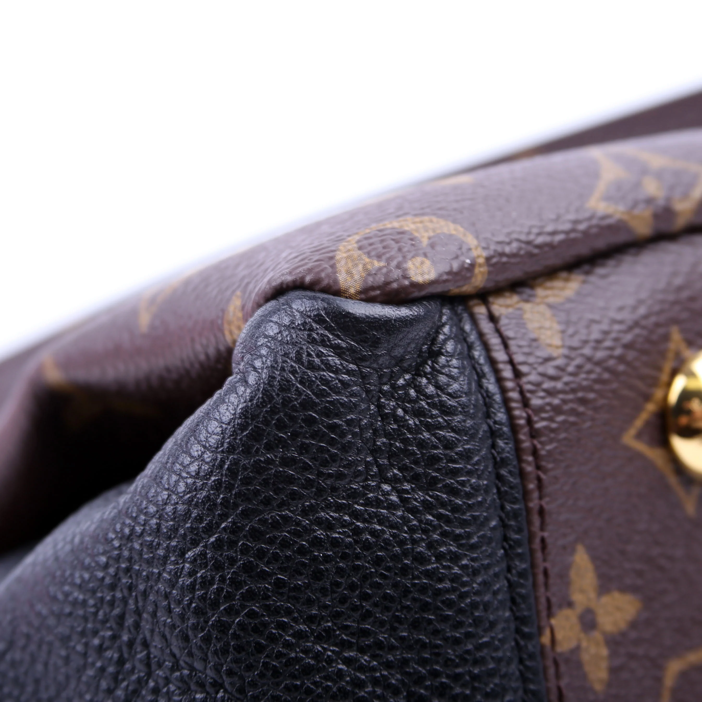 Pallas Tote Monogram Leather Side Black - Image 7
