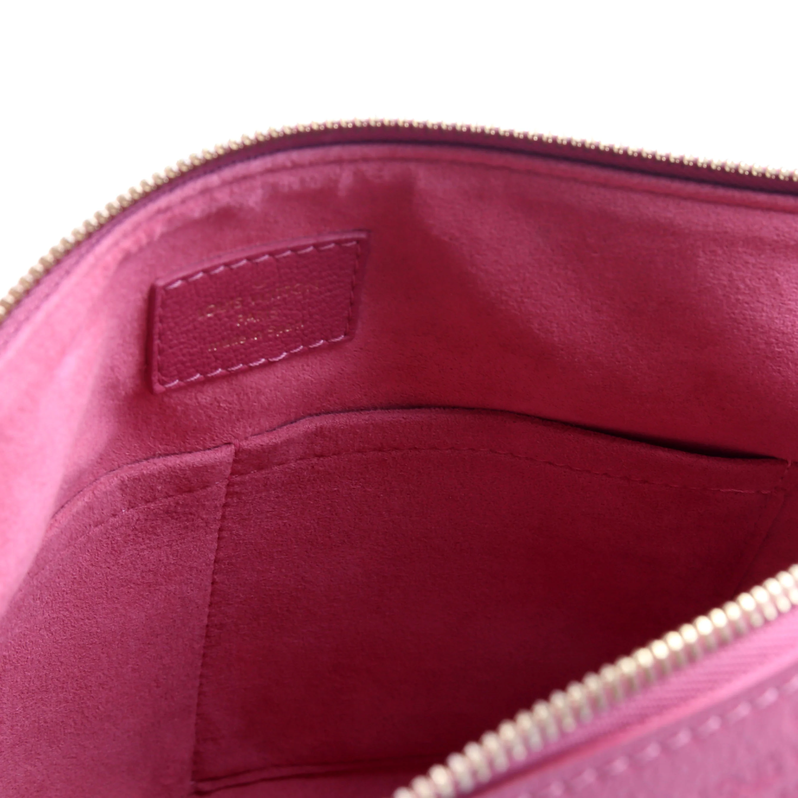Pallas Tote Monogram Leather Side Mauve - Image 11
