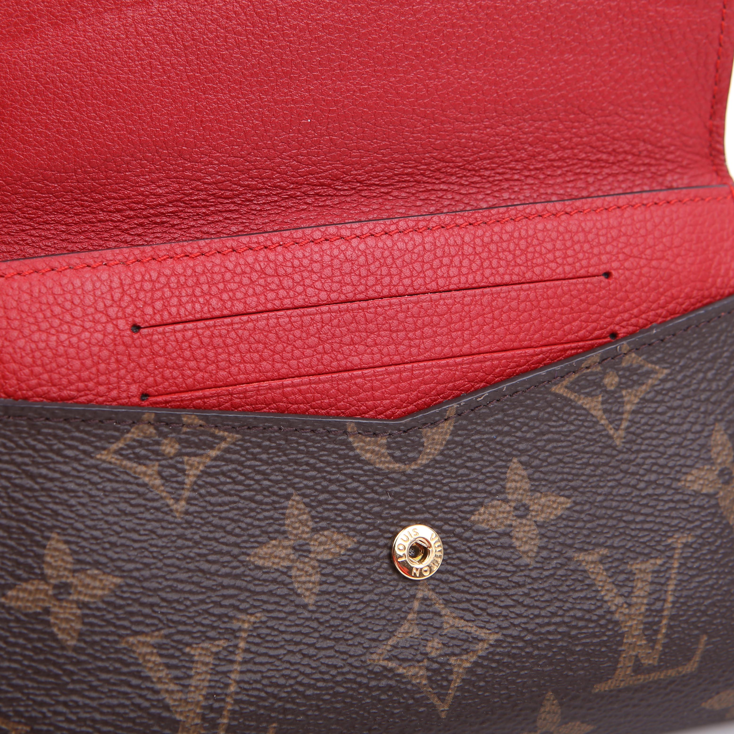Pallas Wallet Compact Monogram Red - Image 8