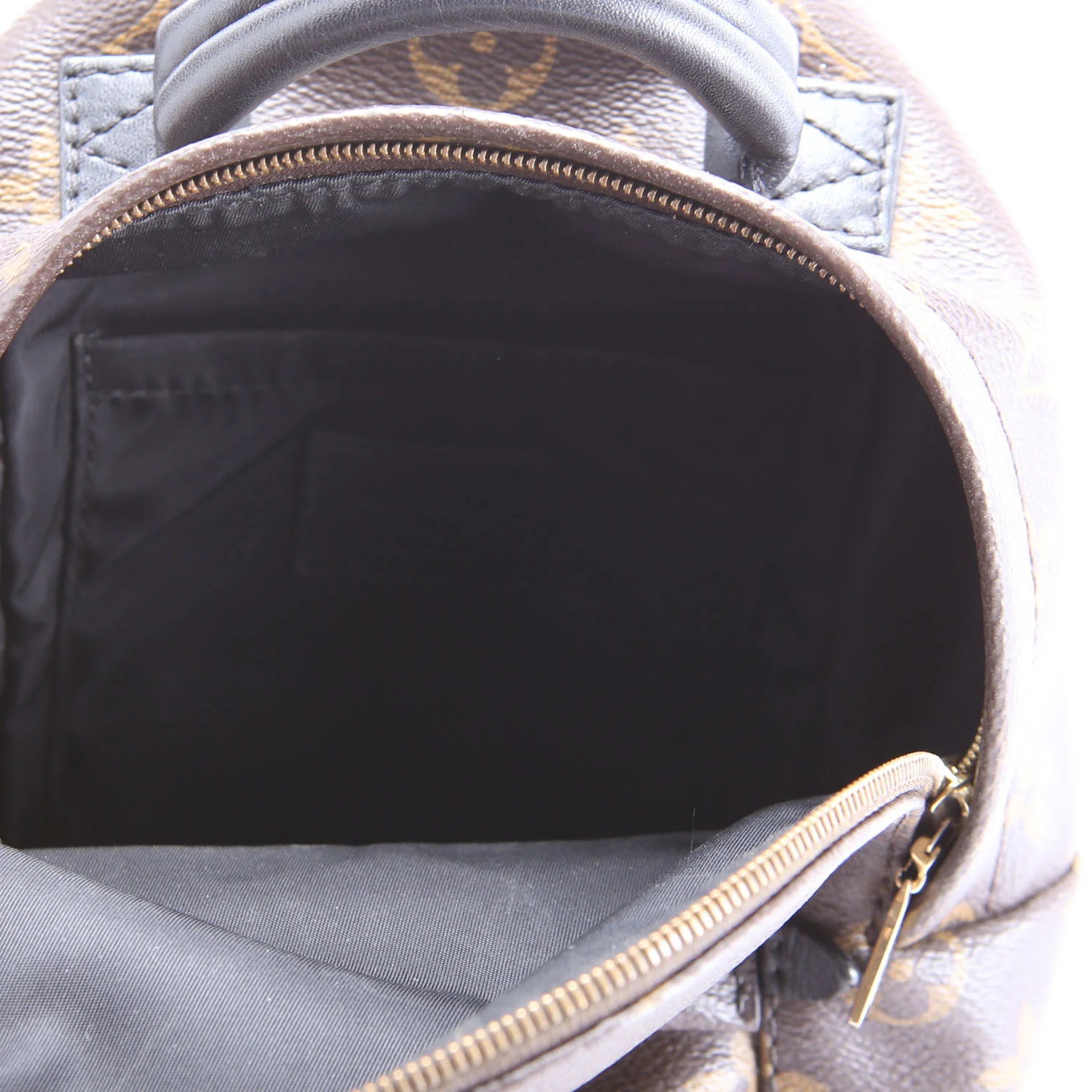 Palm Springs Mini Monogram Black/Brown - Image 11