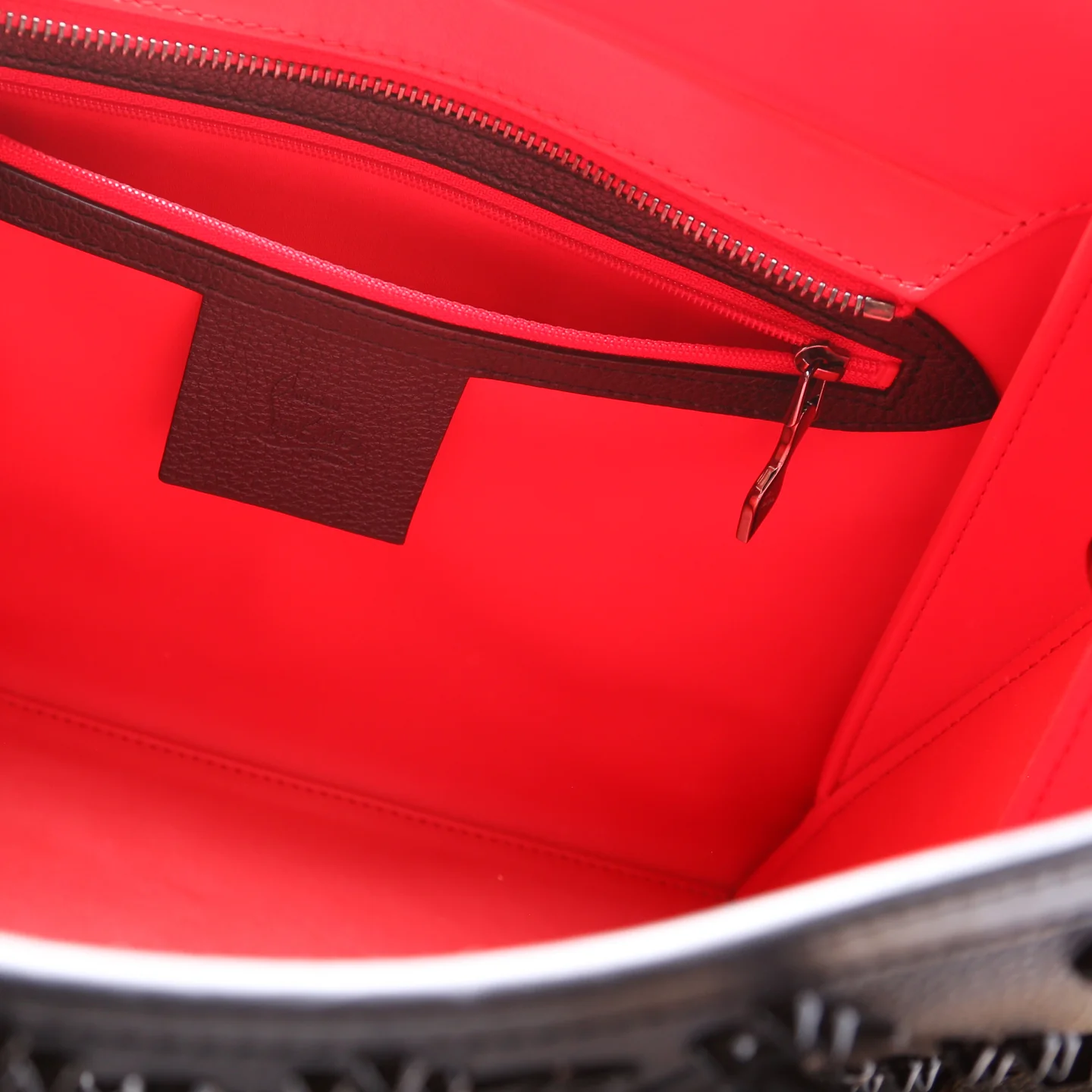 Paloma Medium Satchel Calfskin Spikes - Image 8