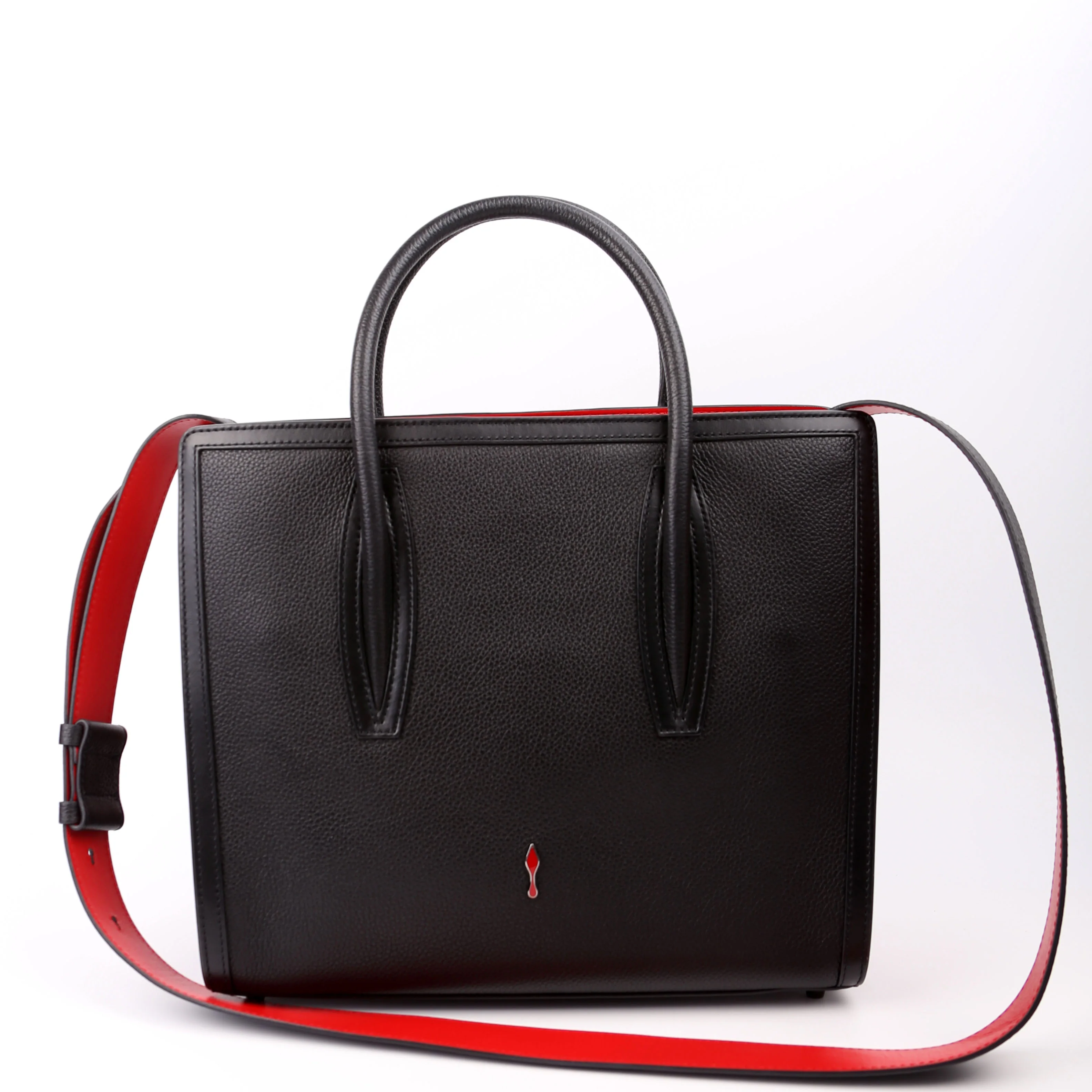 Paloma Medium Satchel Calfskin Spikes Black - Image 2