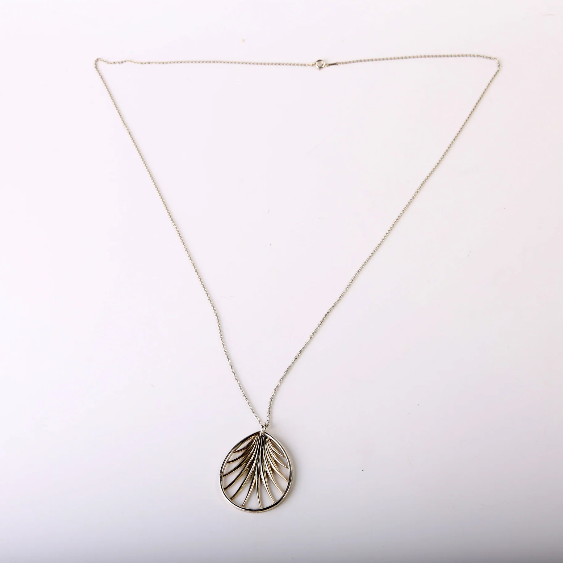 Paloma Villa Palm Pendant Necklace 925 - Image 2