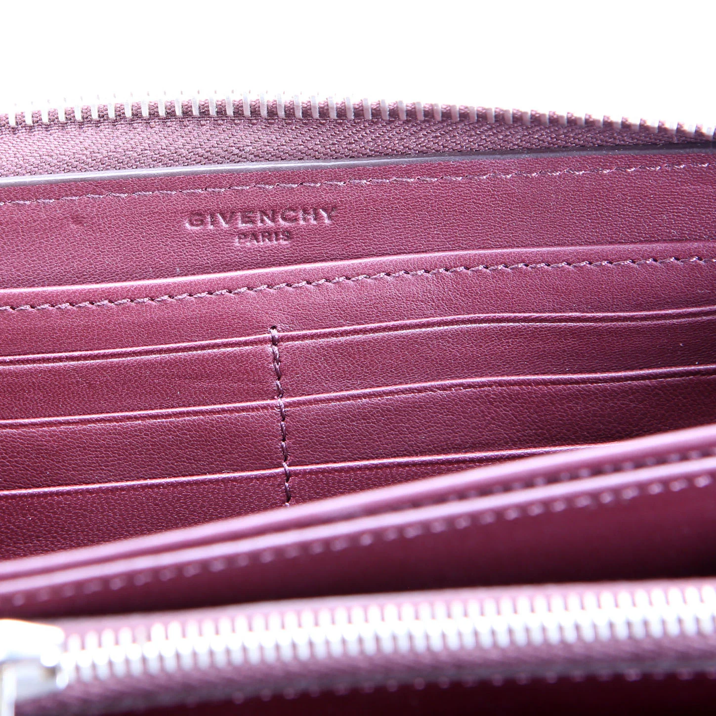 Pandora Zip Around Wallet Burgundy - Image 11