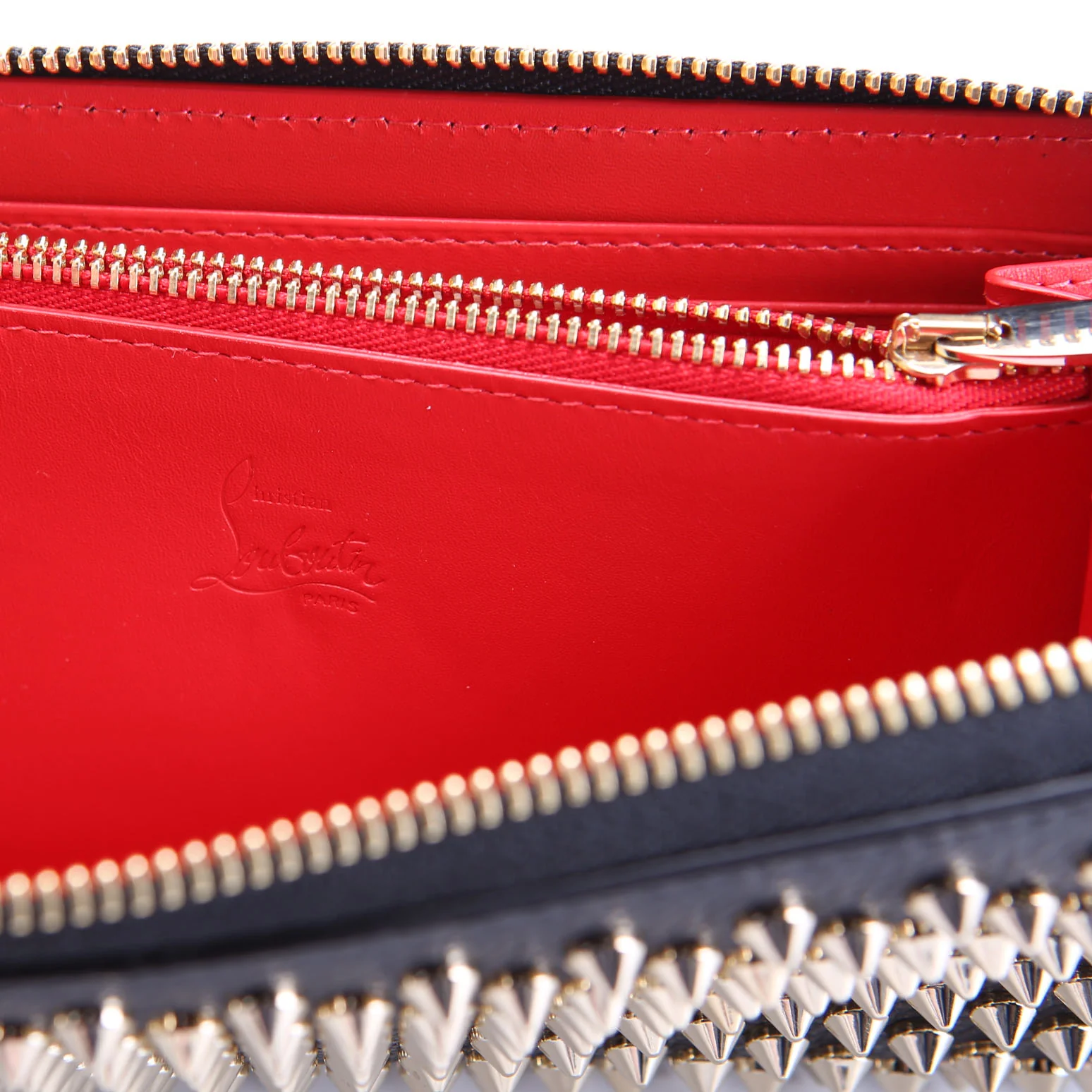 Panettone Spike Zip Around Wallet Black - Image 8
