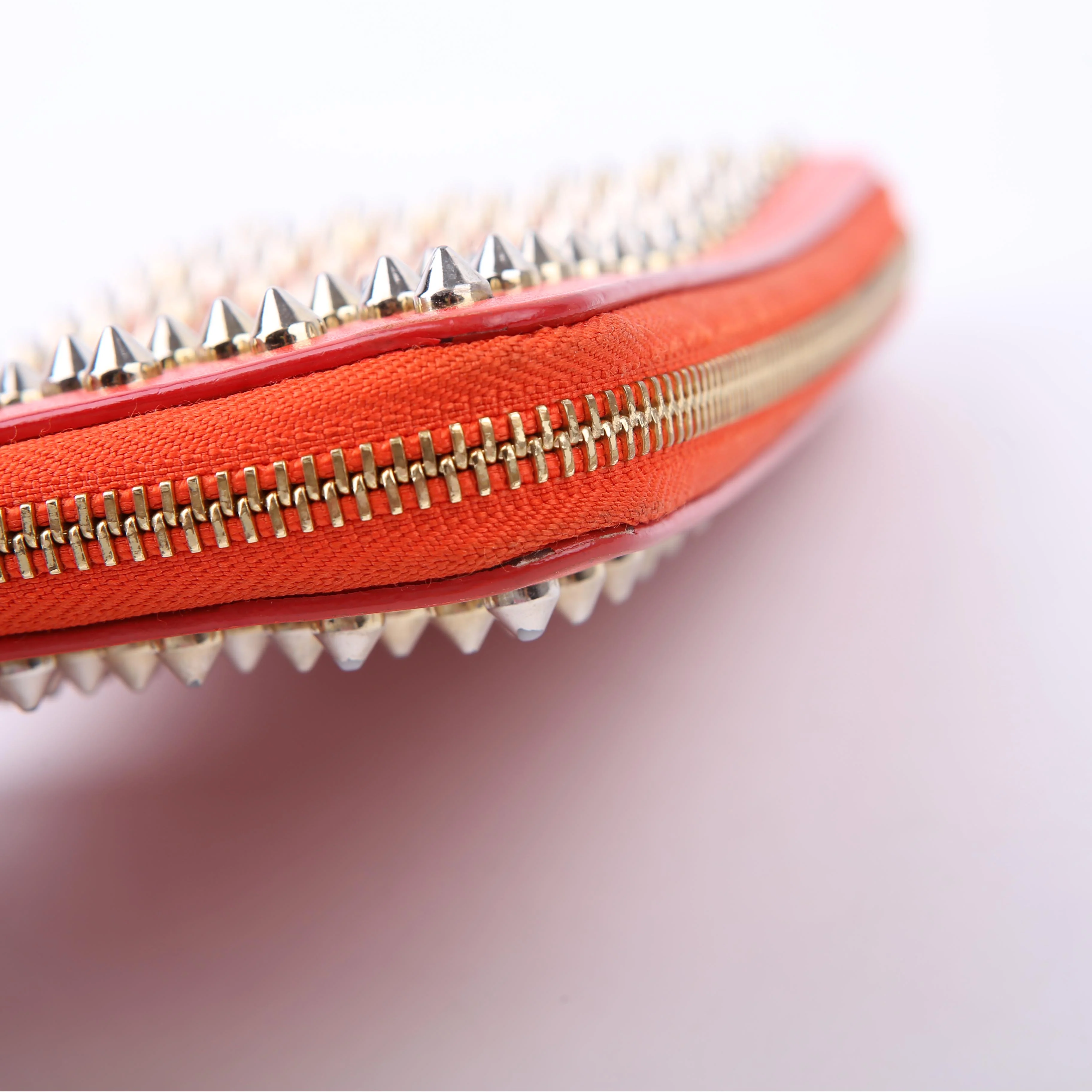 Panettone Spike Zip Around Wallet Orange - Image 8