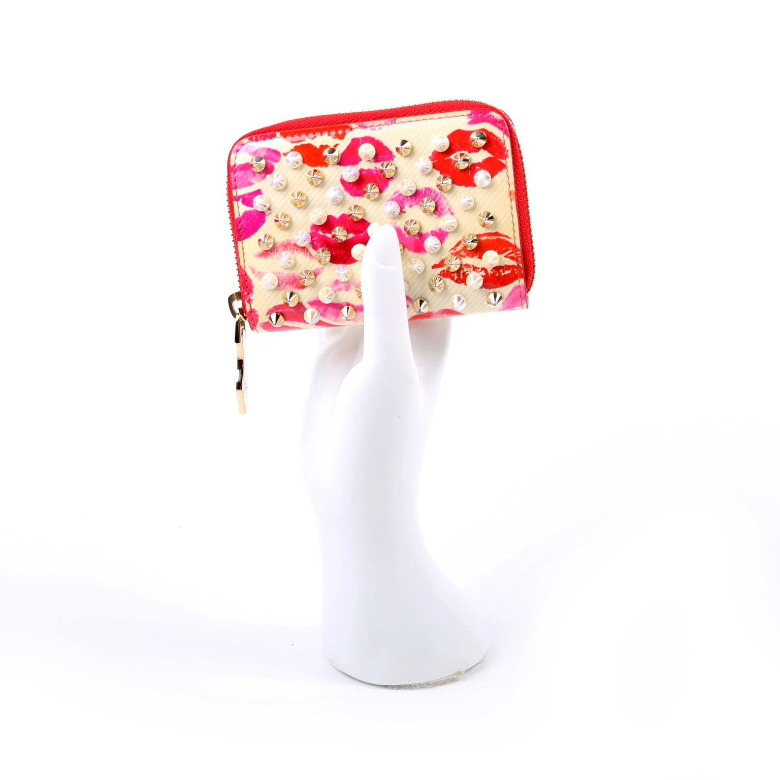 Panettone Spiked Lips Coin Purse Red/Multicolor - Image 12