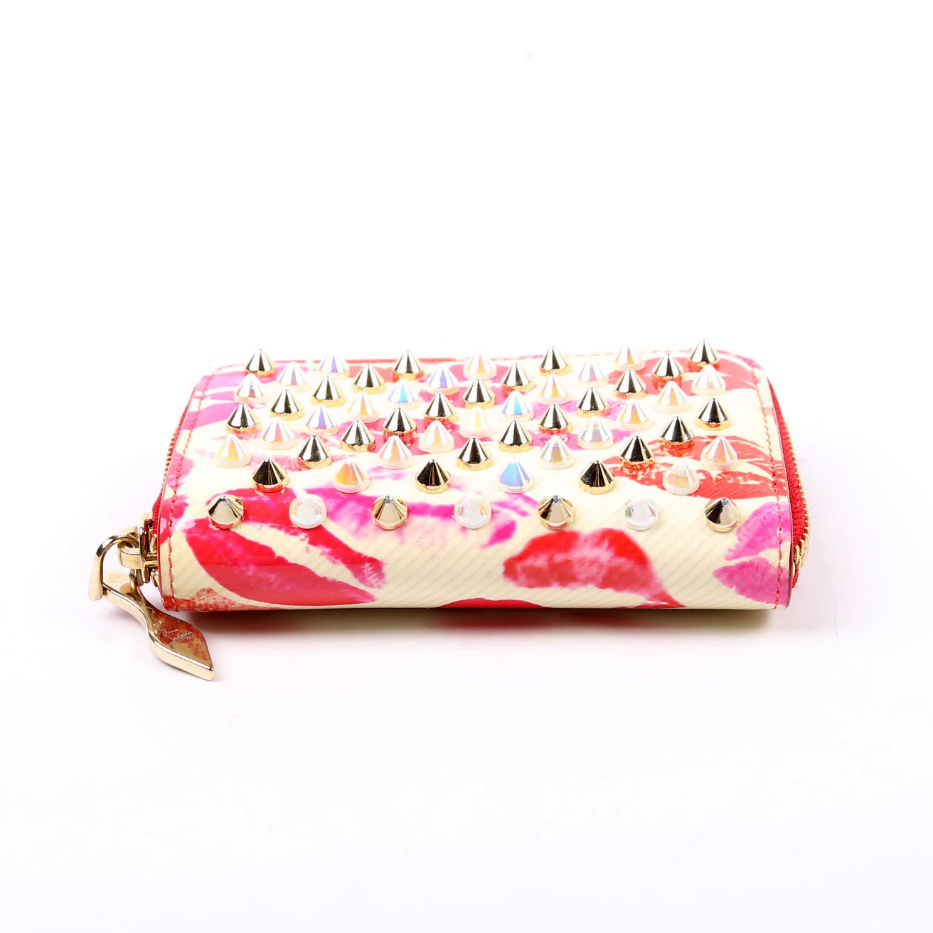 Panettone Spiked Lips Coin Purse Red/Multicolor - Image 5