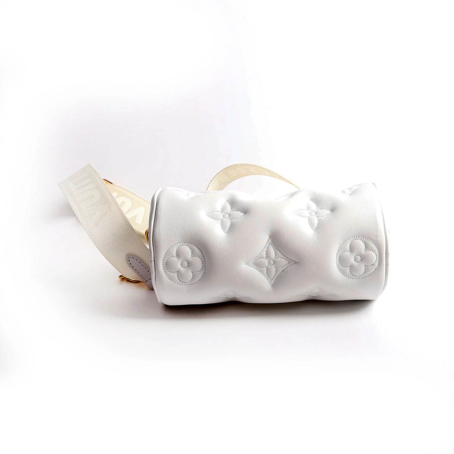 Papillon BB Bubblegram Calfskin White - Image 3