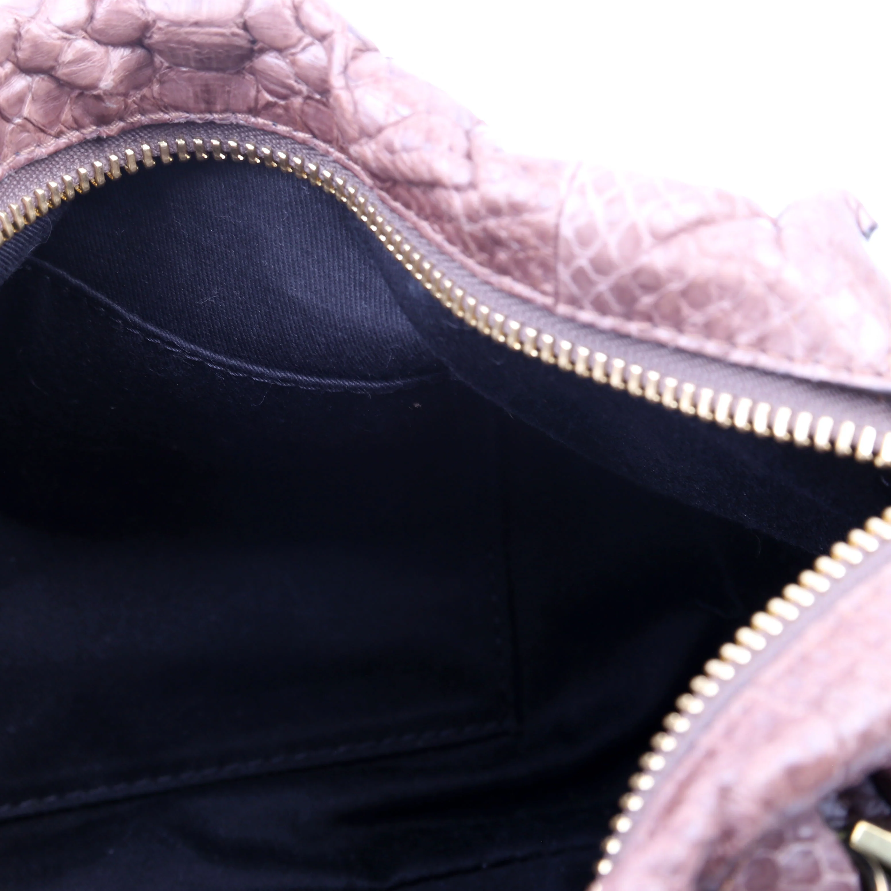 Paraty Satchel Python Small Taupe - Image 13