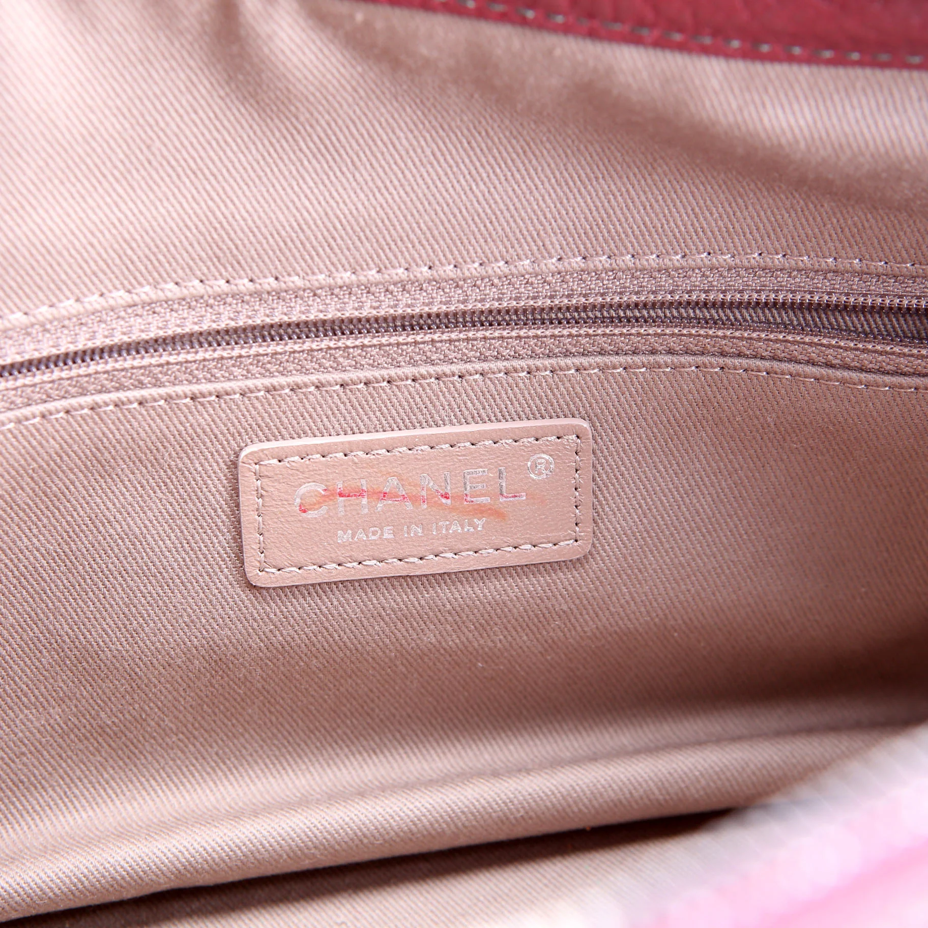 Paris Dallas Pony Hair/Leather Fringe Bowling Bag Burgundy - Image 8