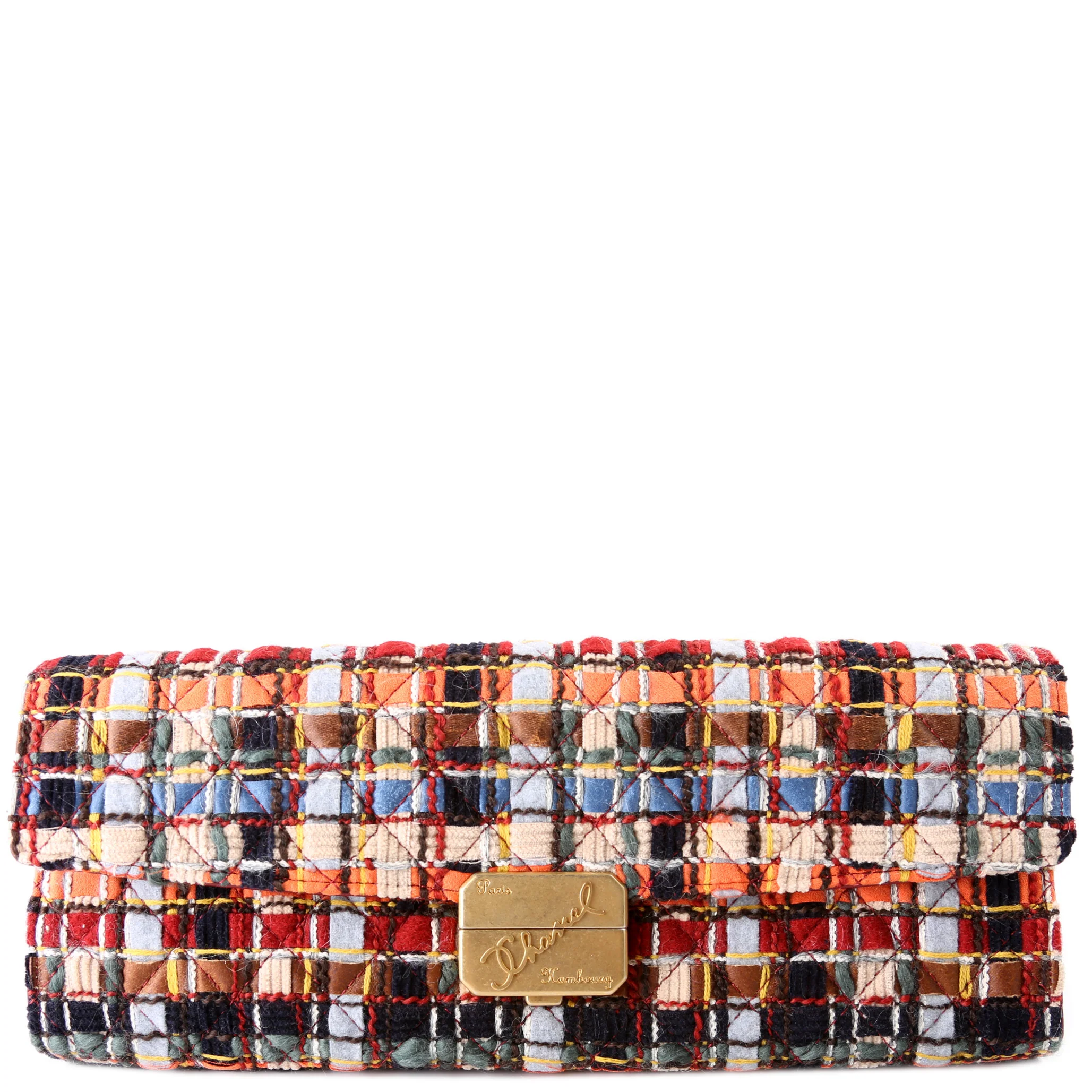Paris-Hamburg Tweed Clutch