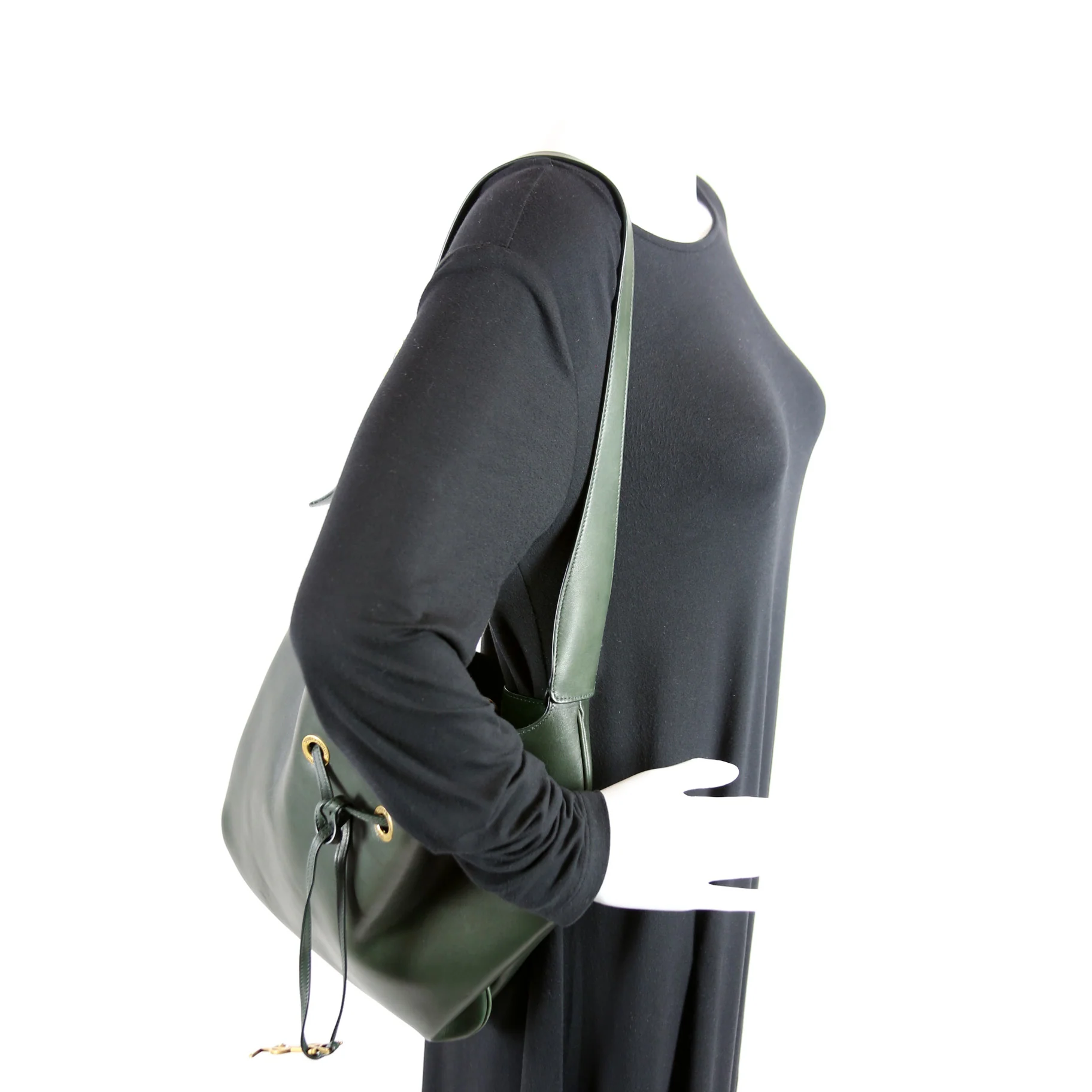 Paris VII Medium Flat Hobo Calfskin - Image 9