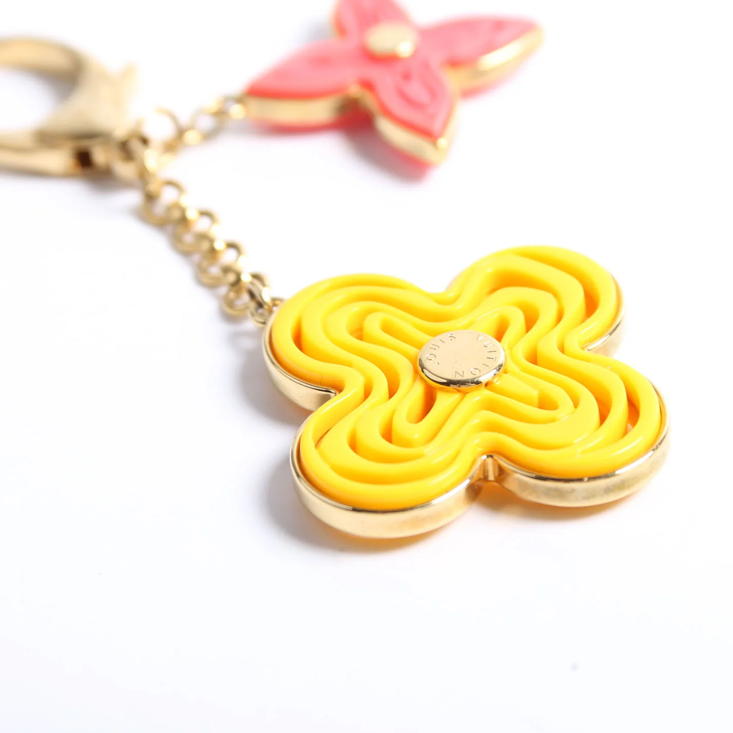 Passion Resin Naif Bag Charm Gold/Multicolor - Image 2
