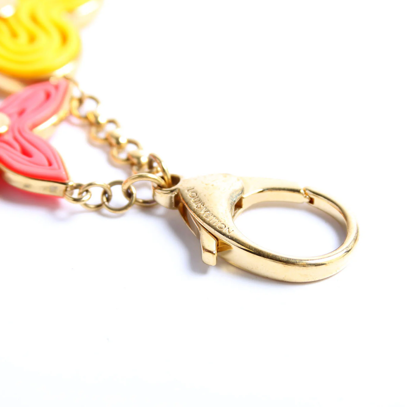 Passion Resin Naif Bag Charm Gold/Multicolor - Image 4