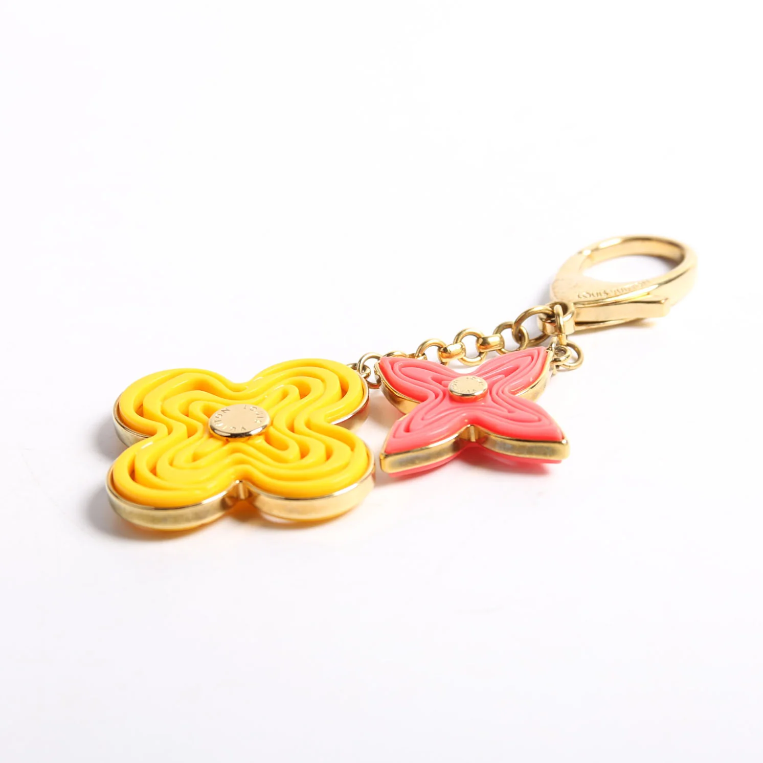 Passion Resin Naif Bag Charm Gold/Multicolor - Image 2