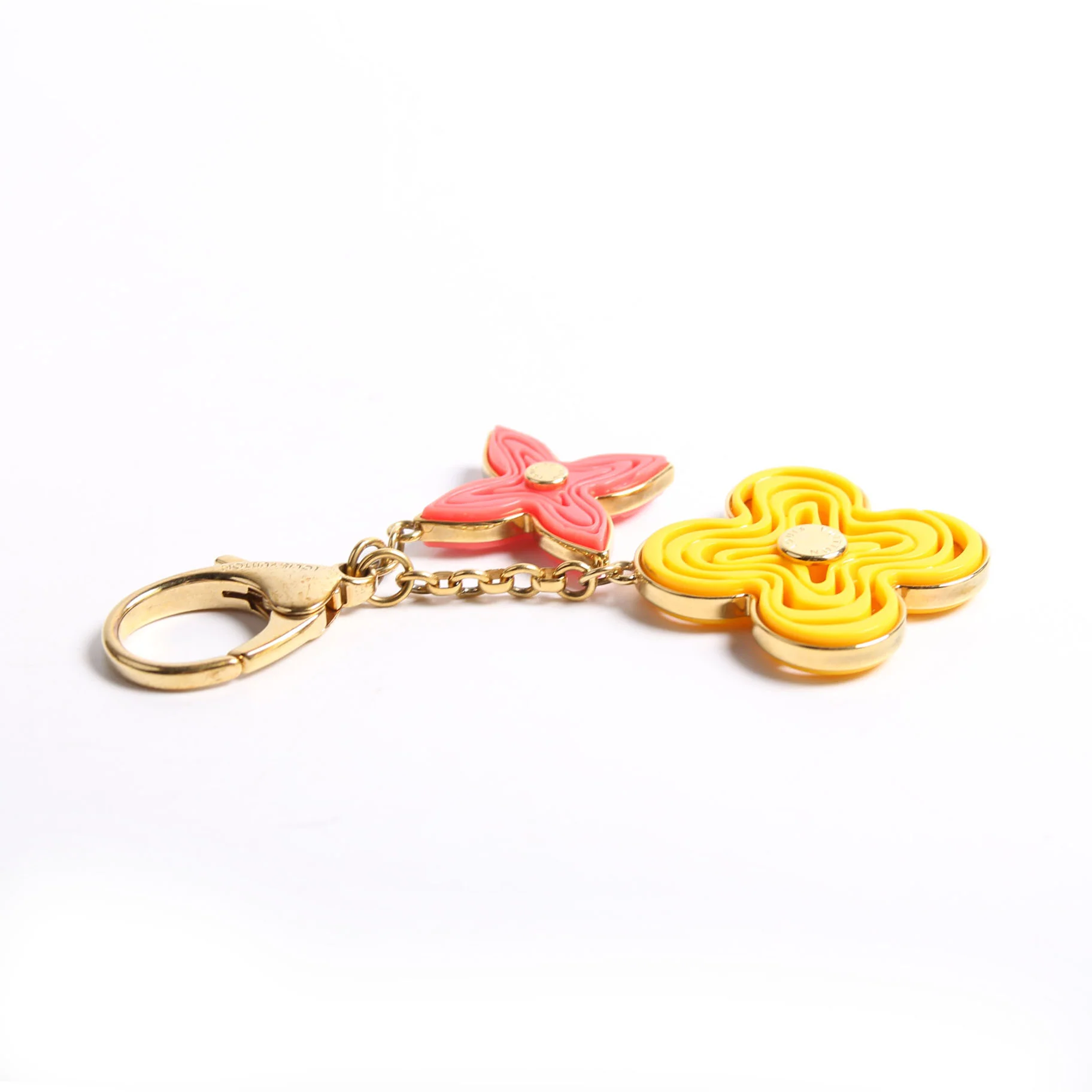 Passion Resin Naif Bag Charm Gold/Multicolor - Image 3