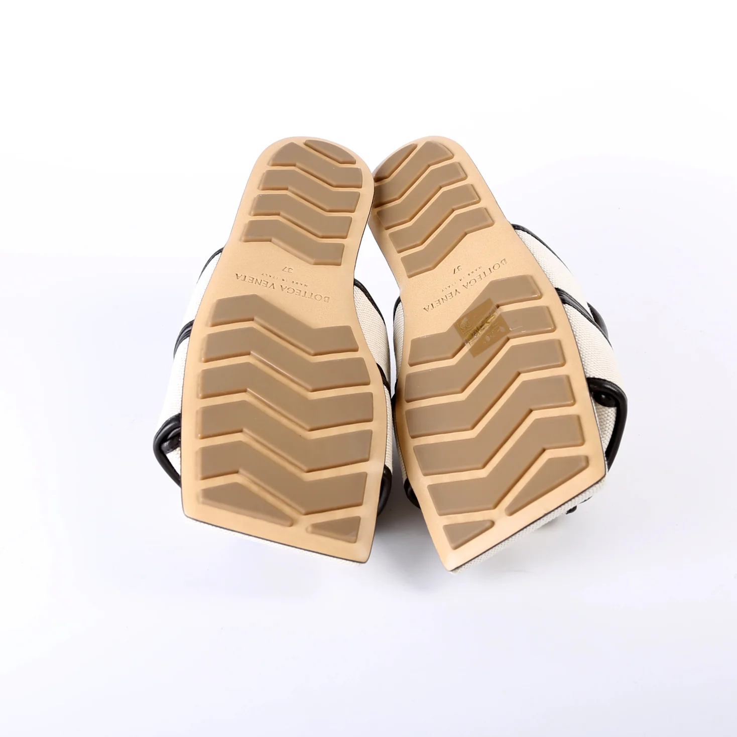 Patch Flat Canvas Mules Size 37 - Image 6