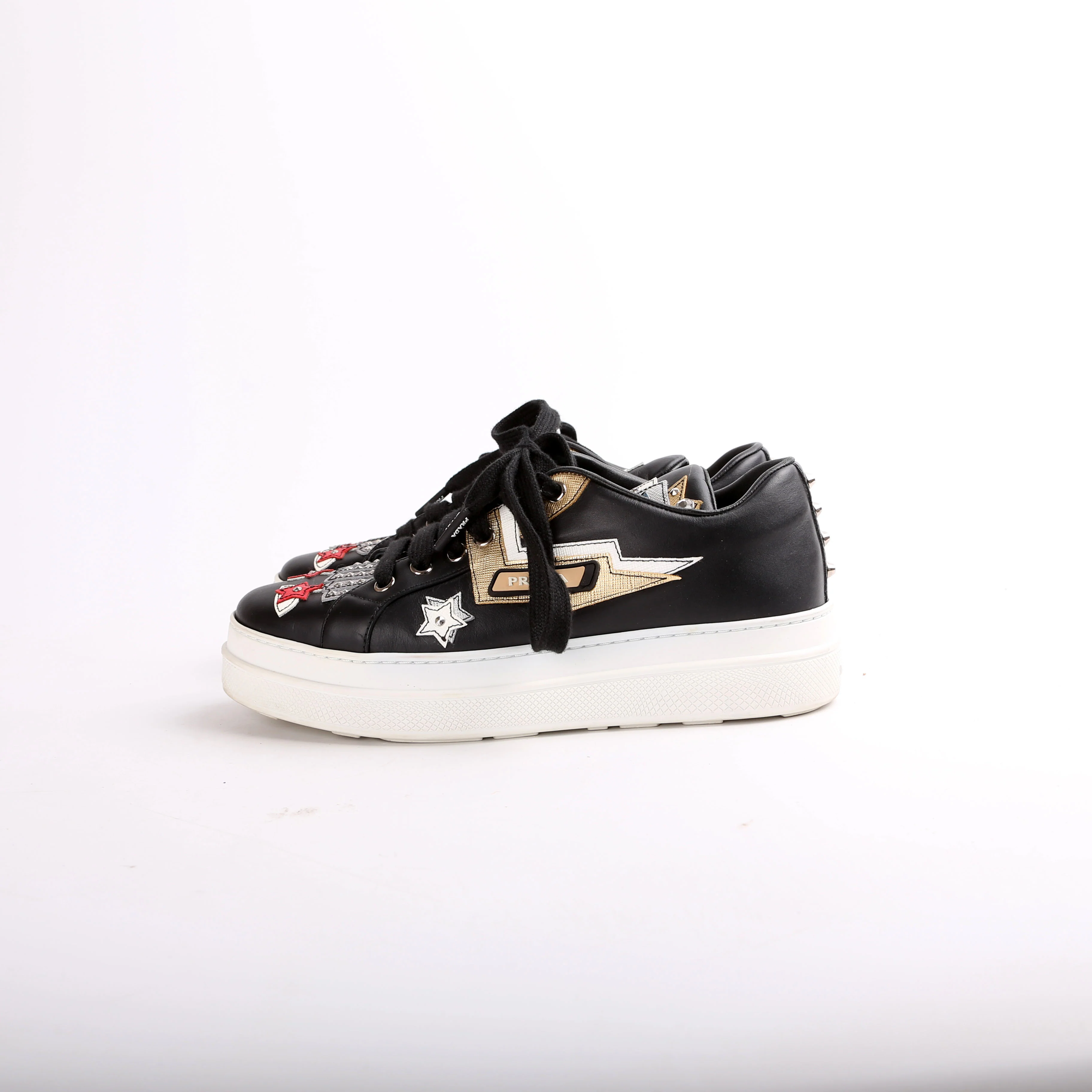 Patchwork Sneakers Size 38 - Image 2