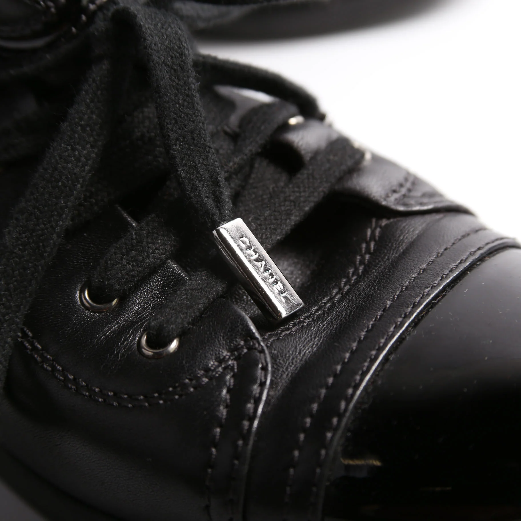 Patent Cap Toe CC Sneakers Size 37.5 - Image 6