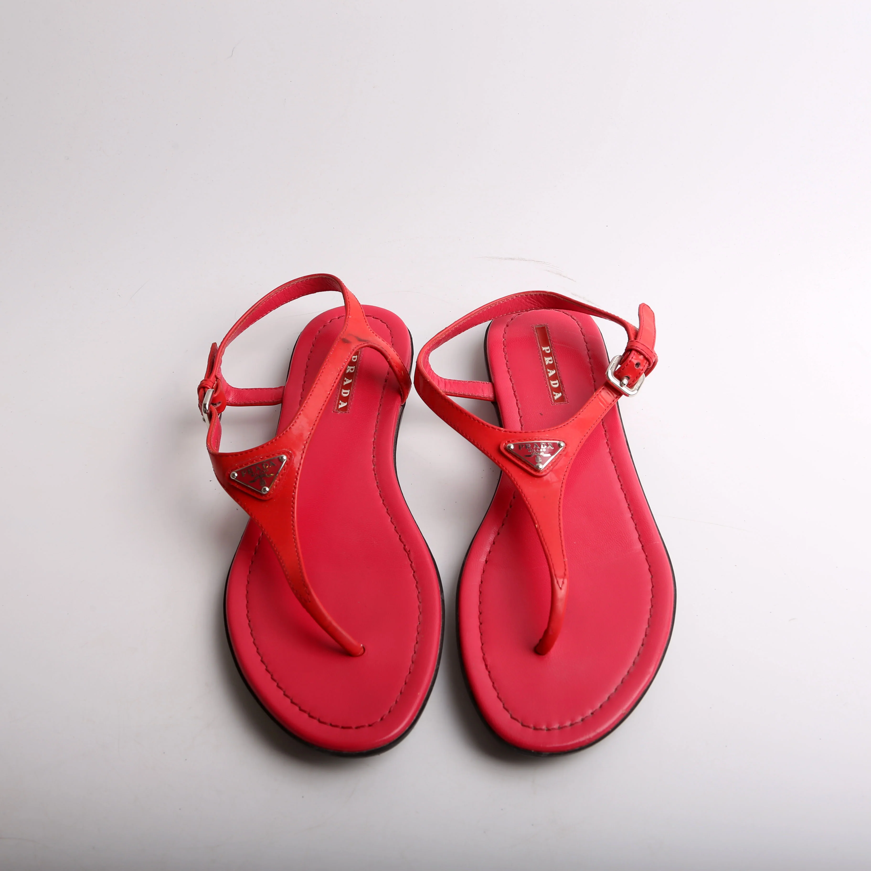 Patent Leather Sandals Size 37 - Image 3