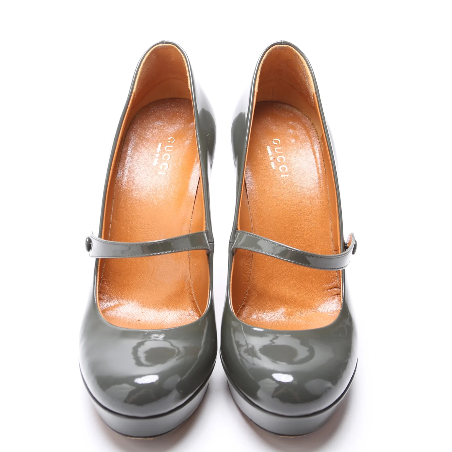 Patent Mary Jane Platform Pumps Size 36.5 - Image 2