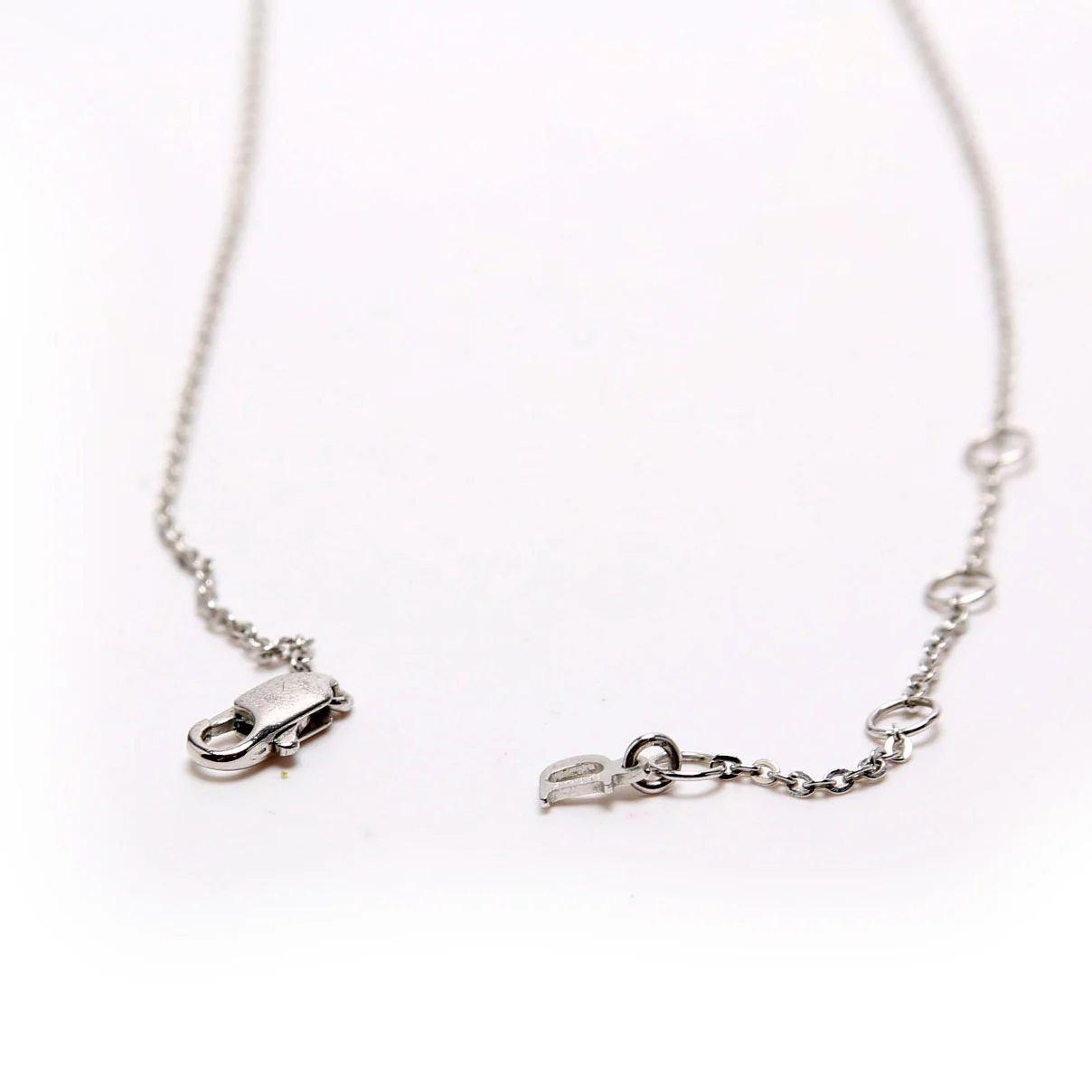 Pearl Drop Heart Pendant Necklace Silver/Pearl - Image 5