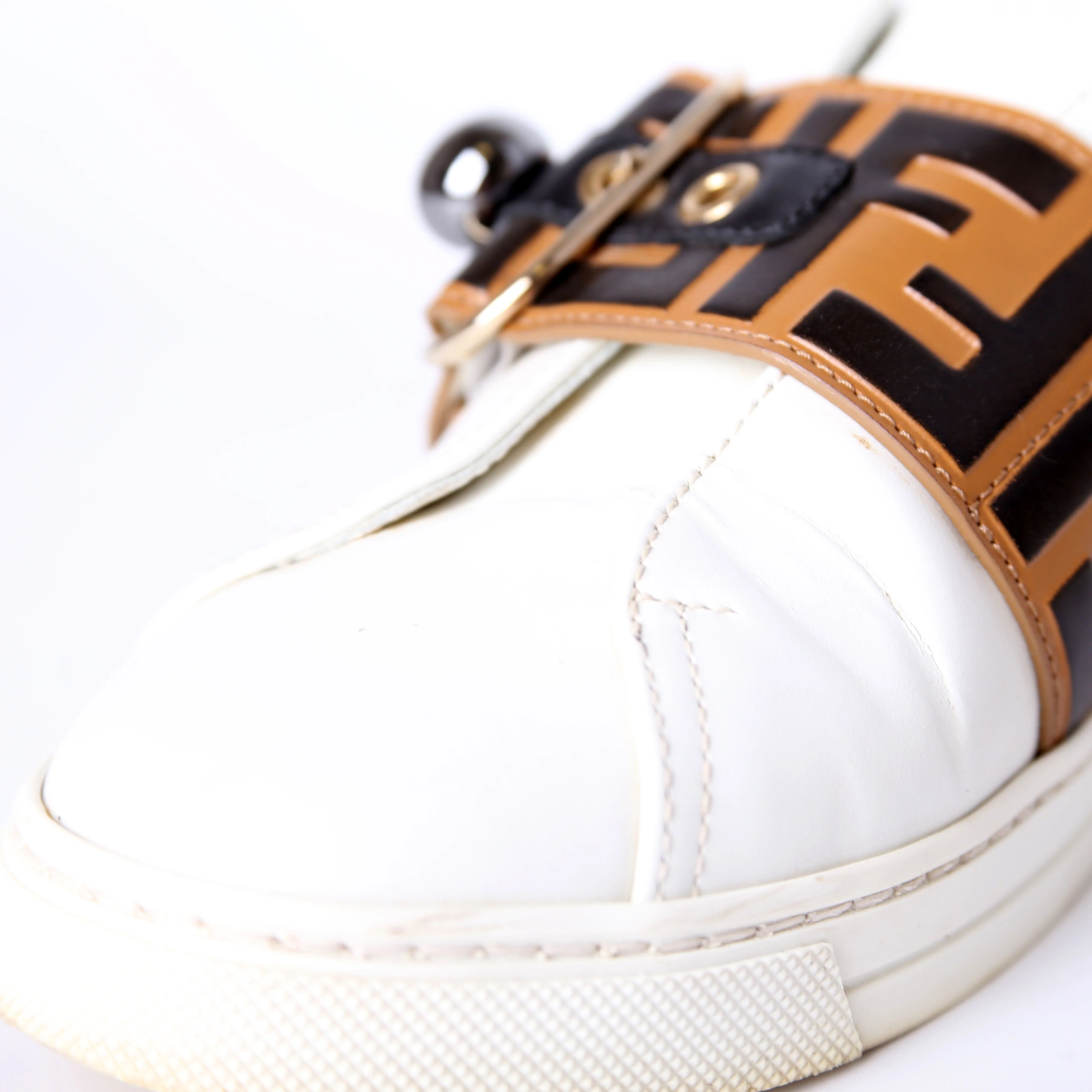 Pearland Leather Sneakers Size 37.5 - Image 11