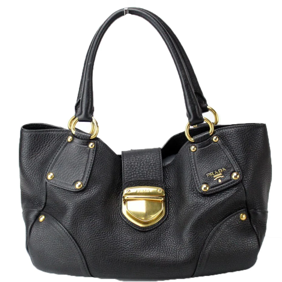 Pebbled Leather Shoulder Bag