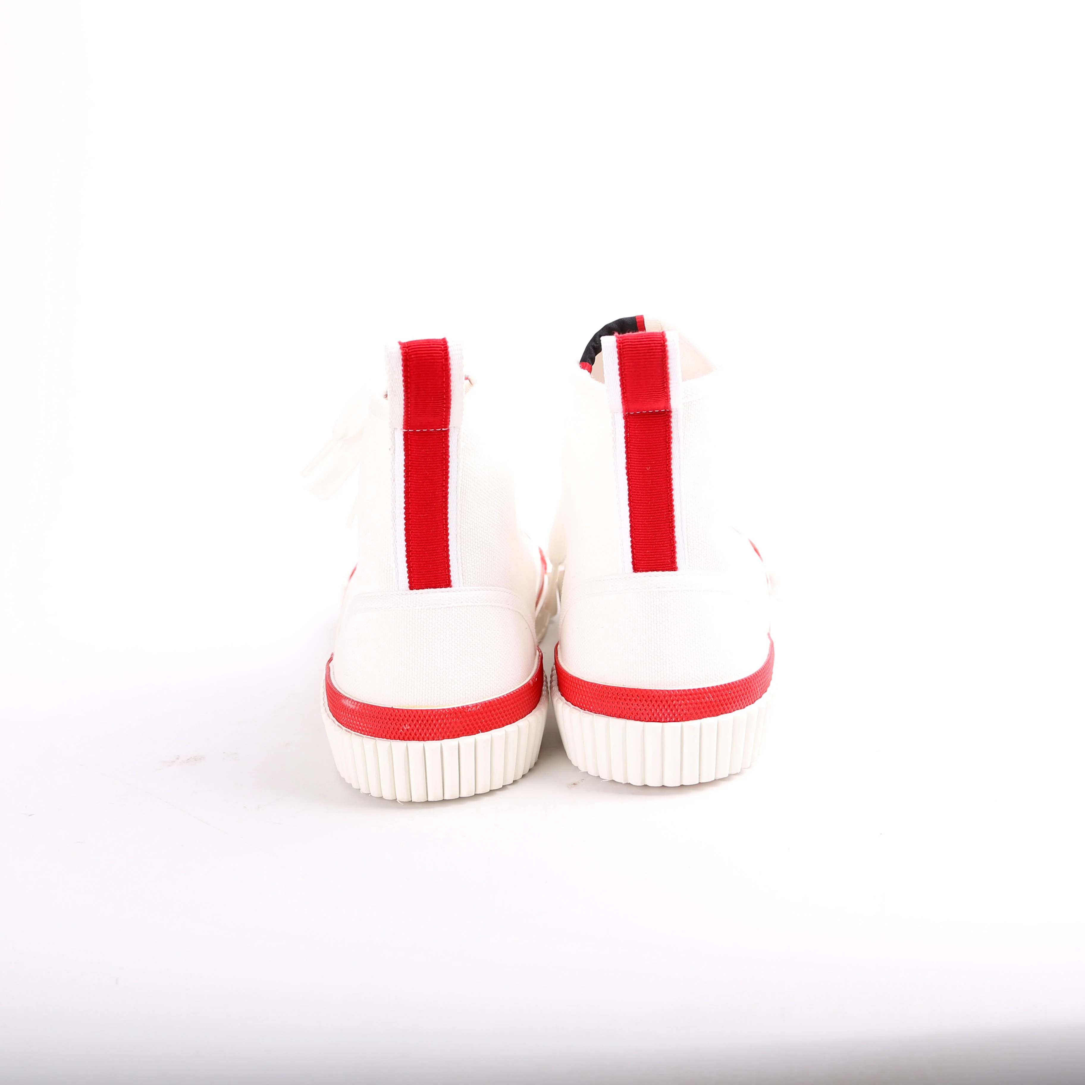 Pedro High Top Canvas Flat Sneakers Size 39 - Image 3
