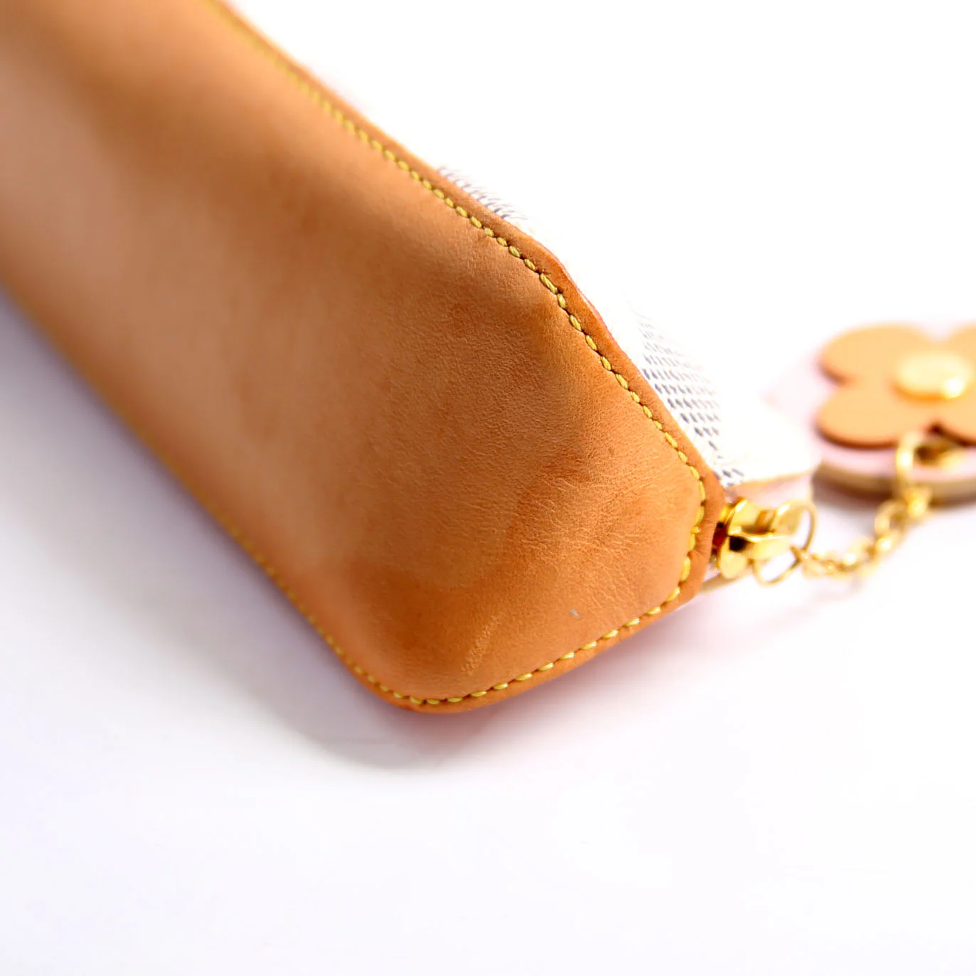 Pencil Pouch Elisabeth Damier Azur Pink - Image 6