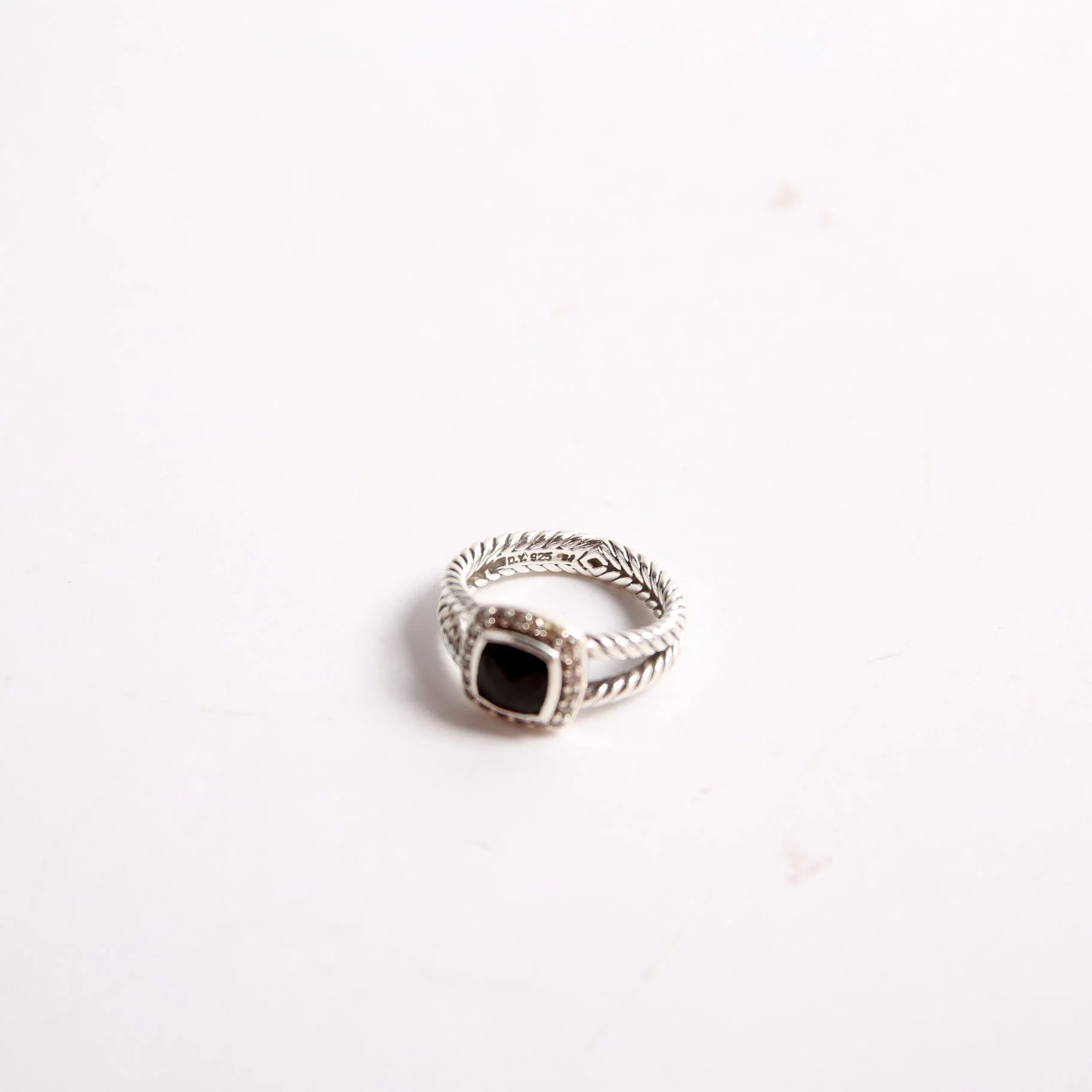 Petite Albion 925/Onyx/Diamonds Size 7 - Image 3