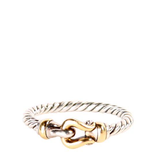 Petite Buckle Ring Size 6 925/750