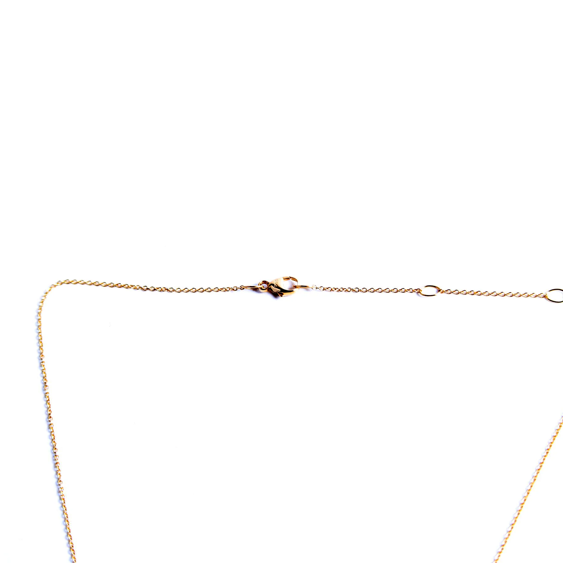 Petite Chatelaine 7MM Necklace 750/Tourmaline/Pave - Image 3