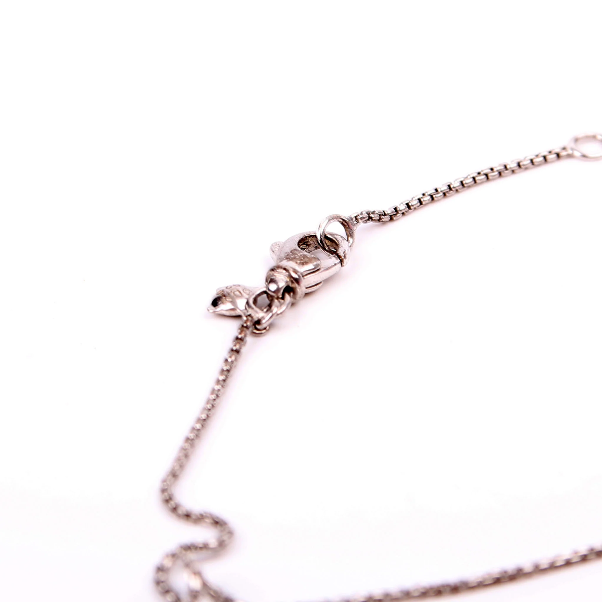 Petite Infinity 925/Pave Necklace Silver - Image 5