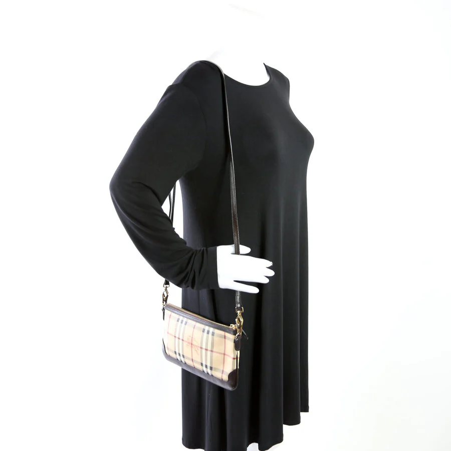 Peyton Haymarket Check Crossbody Clutch - Image 10