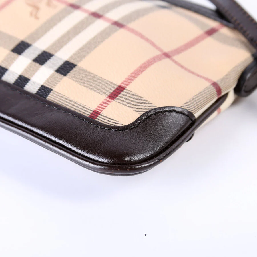 Peyton Haymarket Check Crossbody Clutch - Image 7