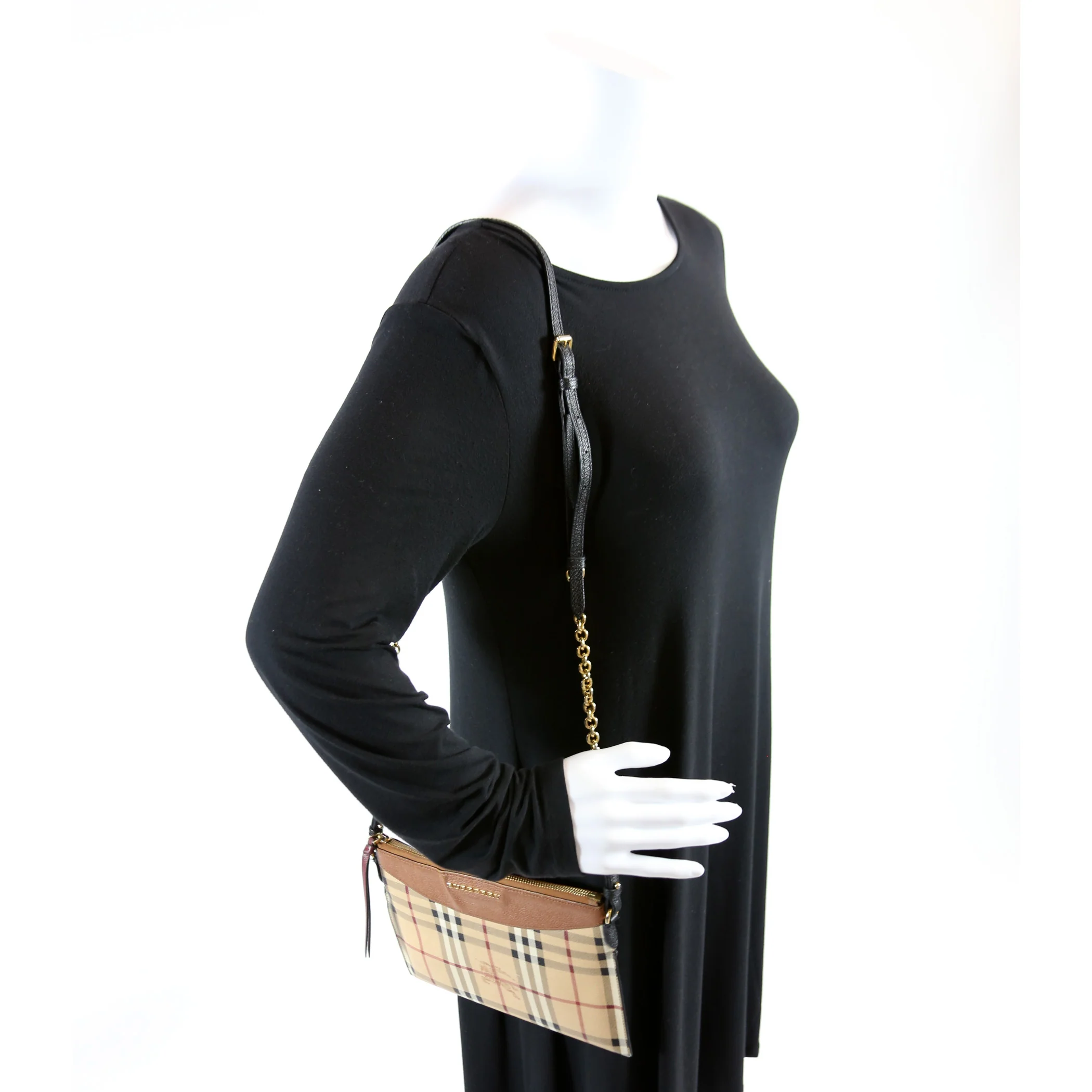 Peyton Haymarket Check Crossbody Clutch - Image 13