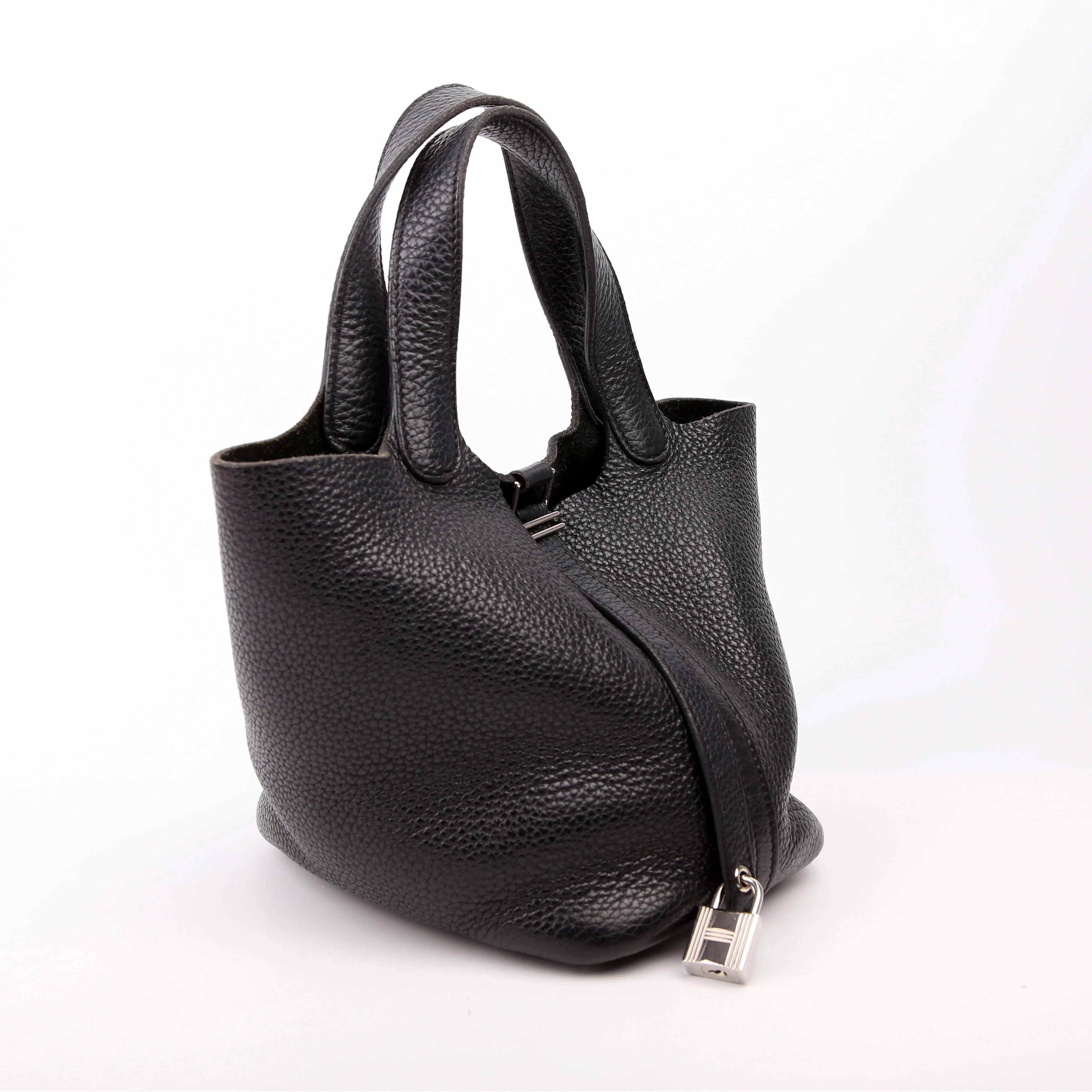 Picotin Lock PM Taurillon Clemence Black - Image 2