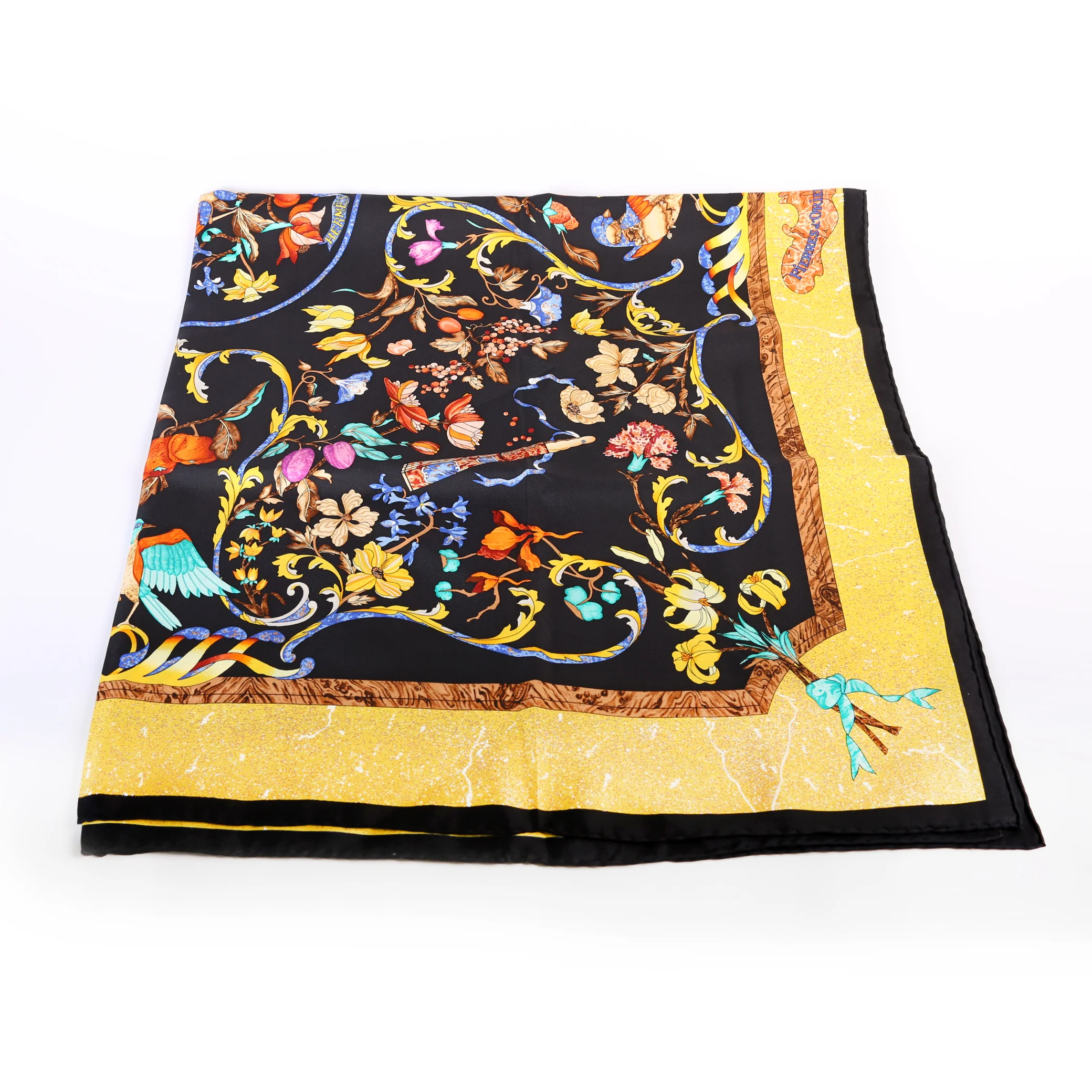 Pierres D"Orient Et D'Occident 90CM Silk Scarf - Image 2